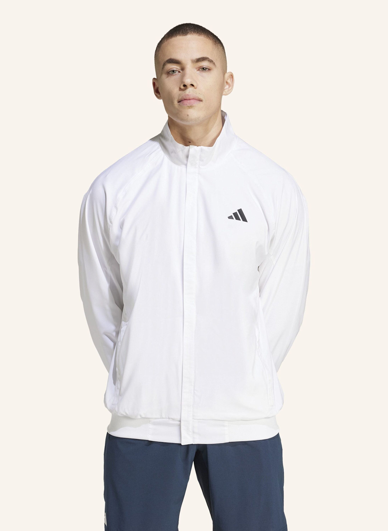 adidas WALK-ON TENNISJACKE: WEISS
