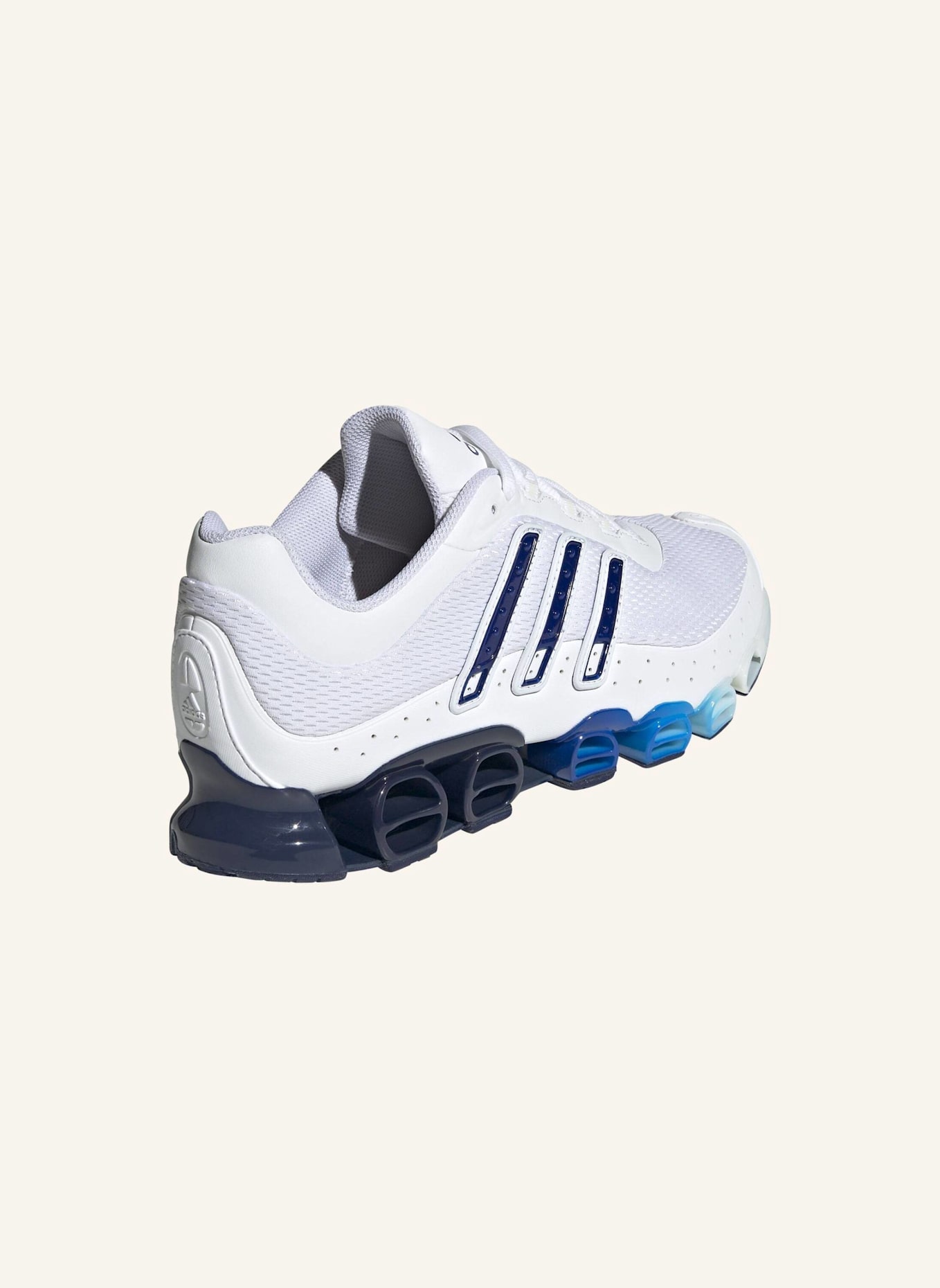 adidas Originals MEGARIDE SCHUH: WEISS/ BLAU