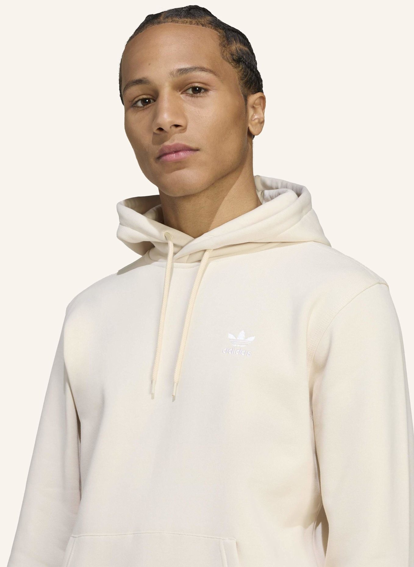 adidas Originals TREFOIL ESSENTIALS HOODIE: WEISS