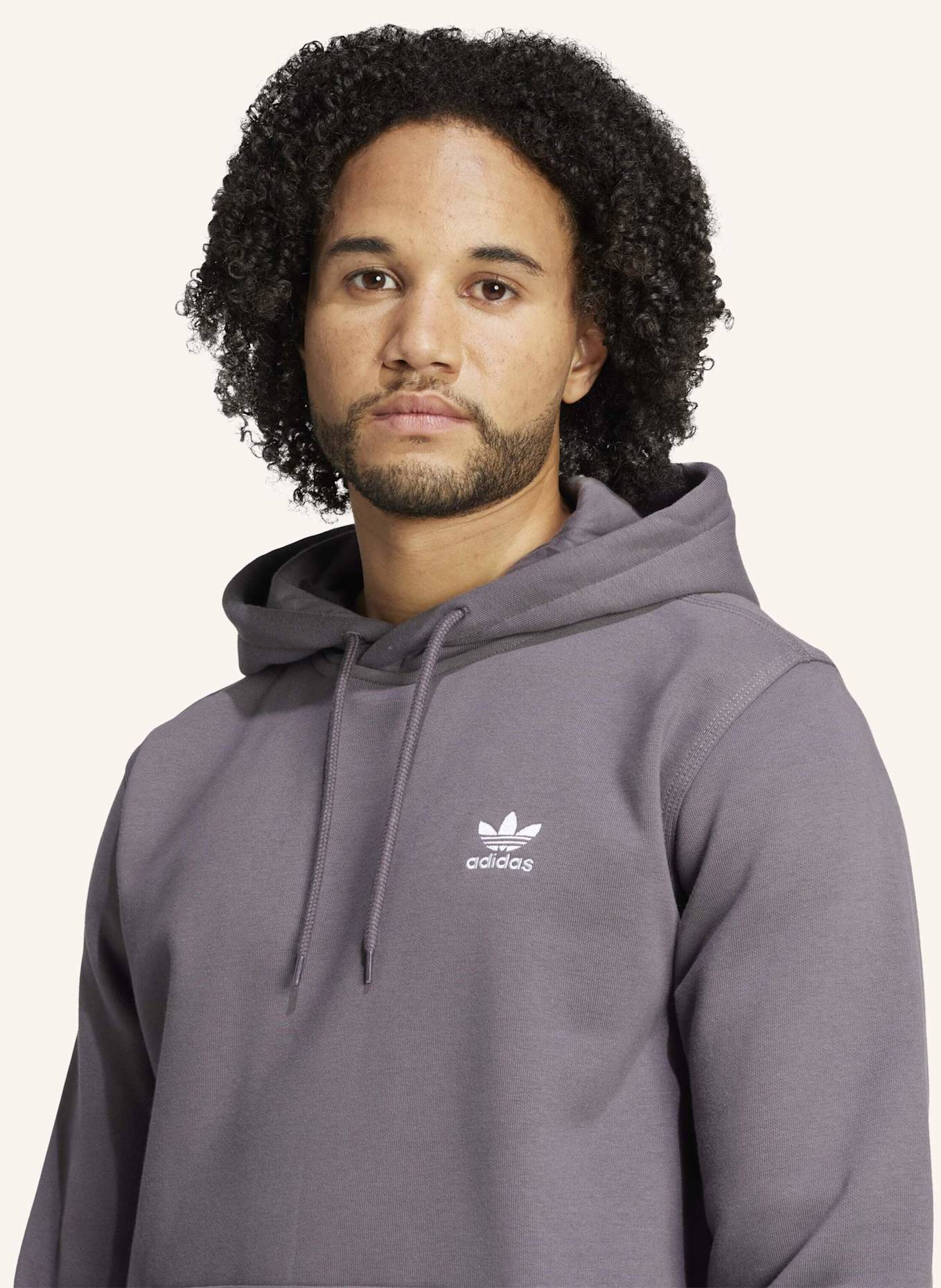 adidas Originals TREFOIL ESSENTIALS HOODIE: GRAU