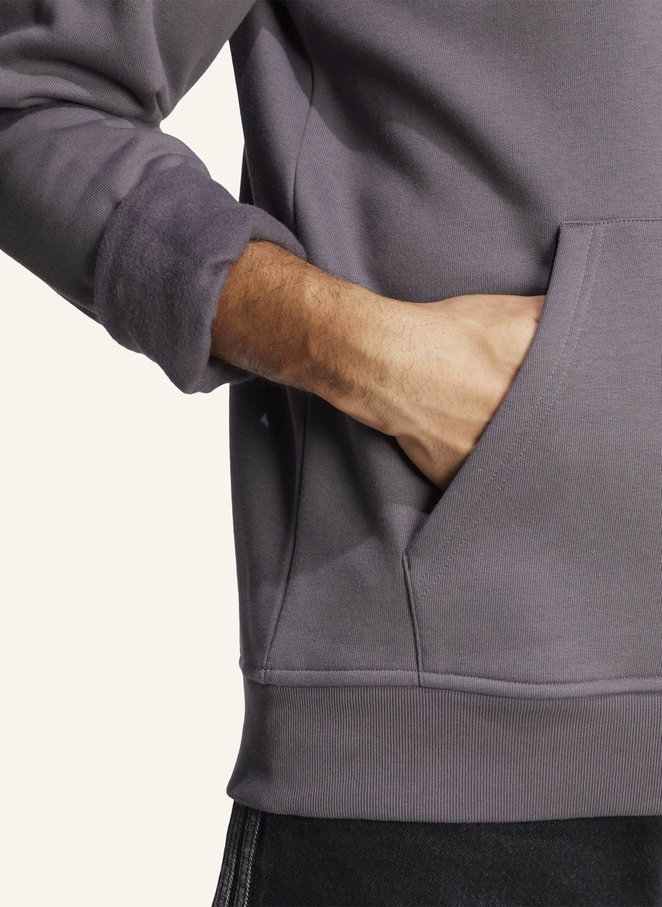 adidas Originals TREFOIL ESSENTIALS HOODIE: GRAU