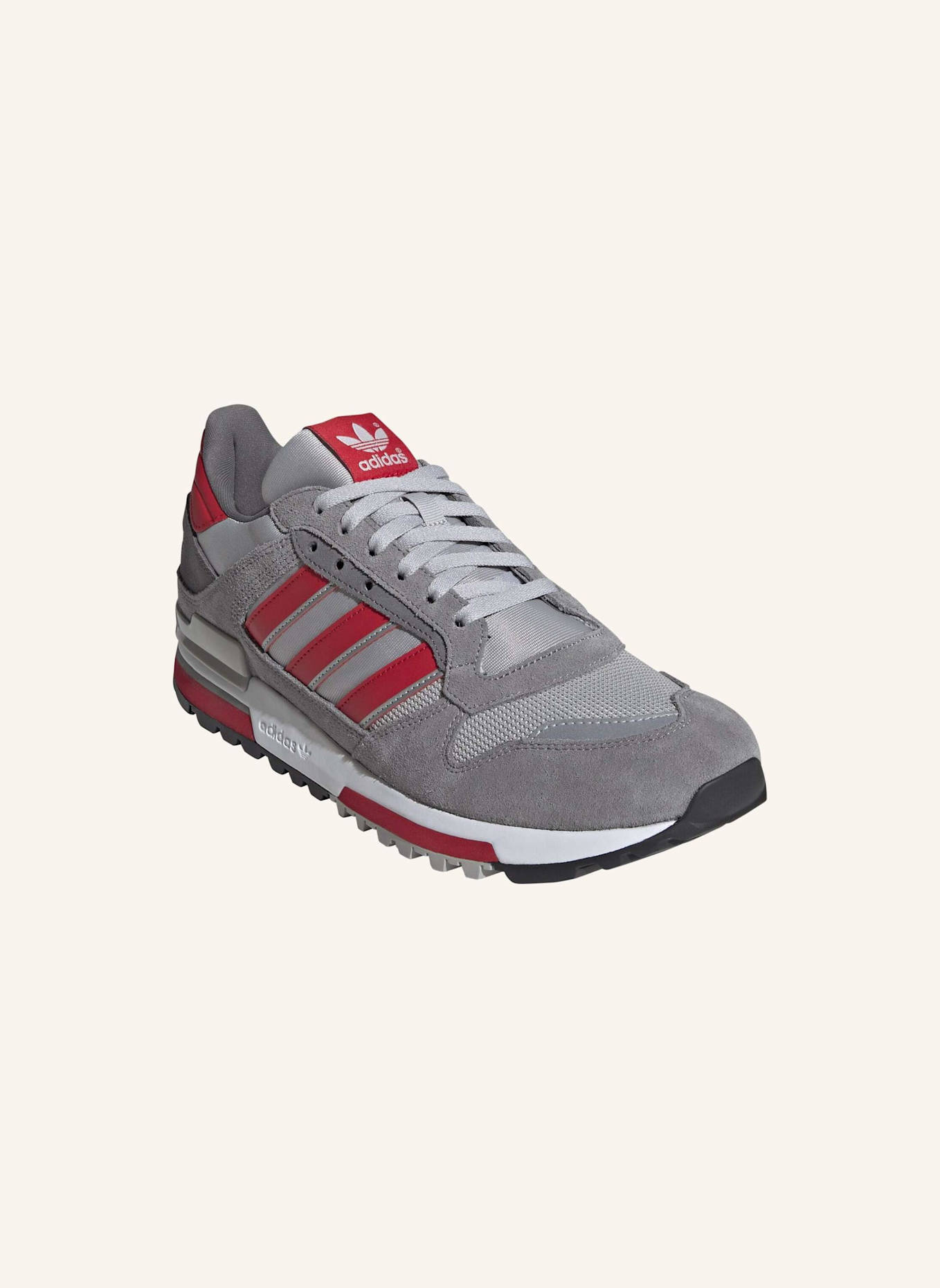 adidas Originals ZX 600 SCHUH: GRAU/ ROT