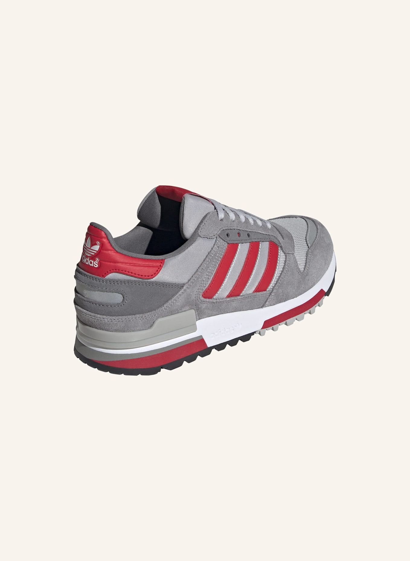 adidas Originals ZX 600 SCHUH: GRAU/ ROT