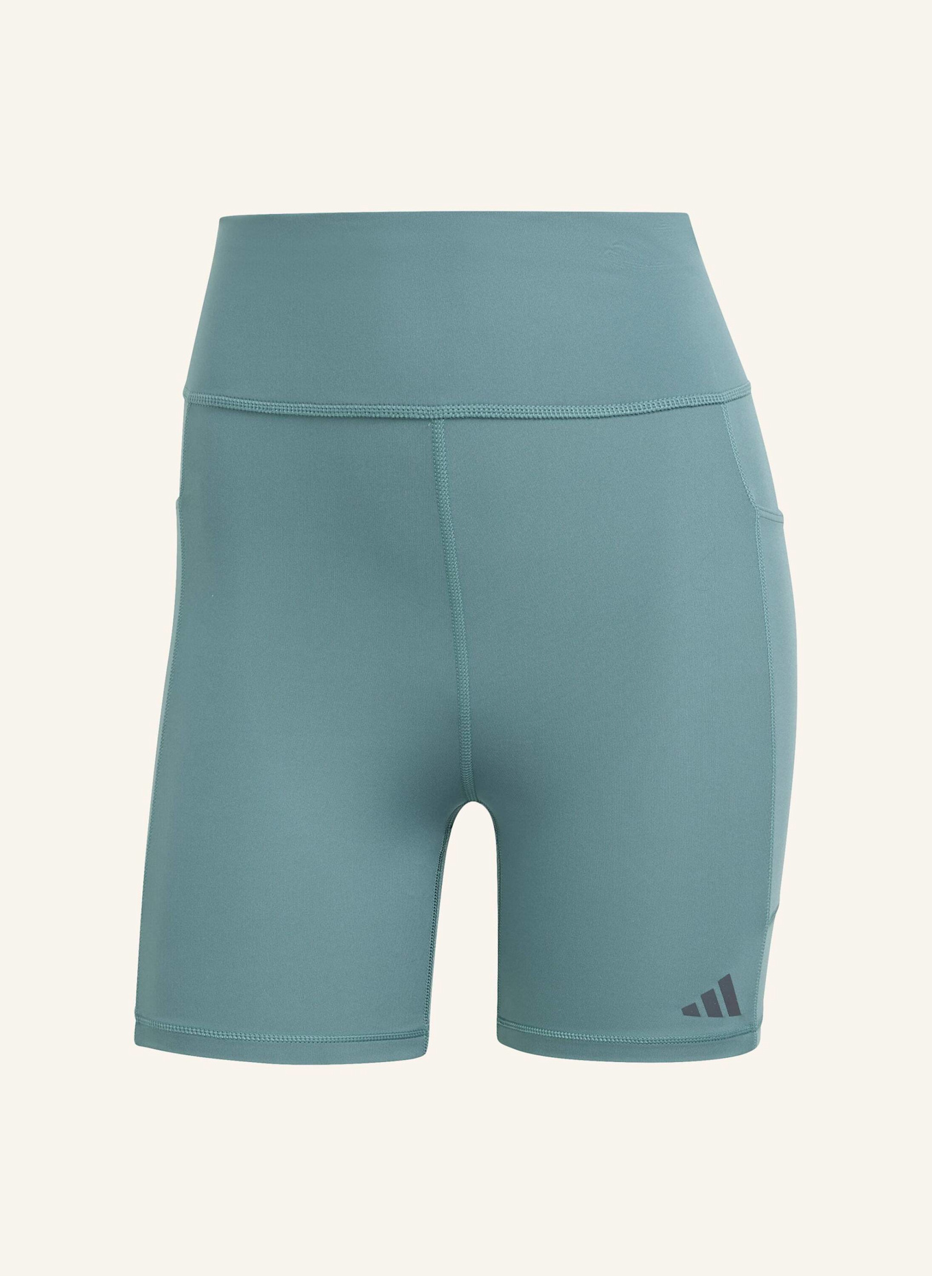 adidas OWN THE RUN KURZE LEGGINGS: TÜRKIS