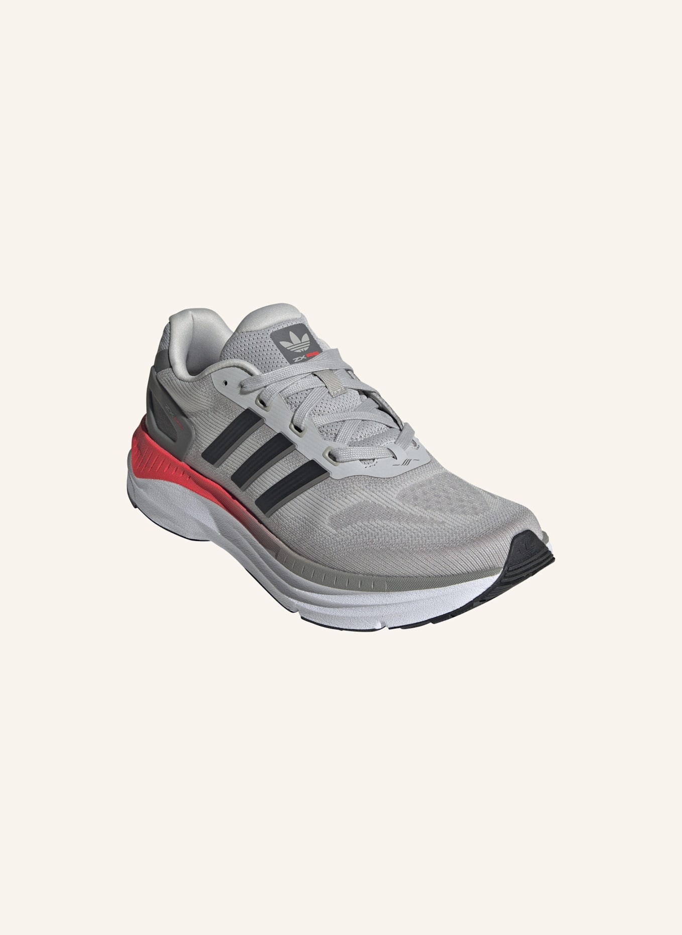 adidas Originals ZX RS SCHUH: GRAU/ SCHWARZ/ ROT