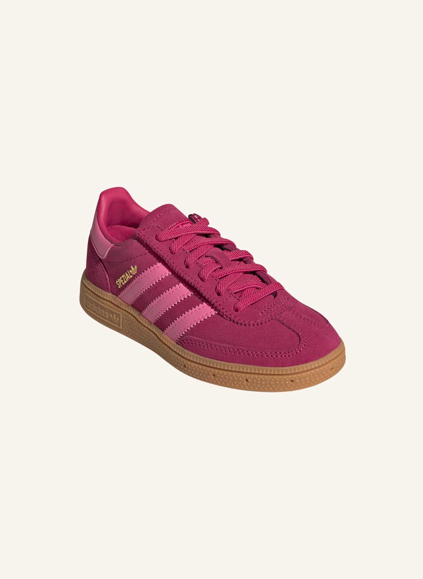 adidas Originals HANDBALL SPEZIAL COMFORT CLOSURE ELASTIC LACE KIDS SCHUH: BEIGE