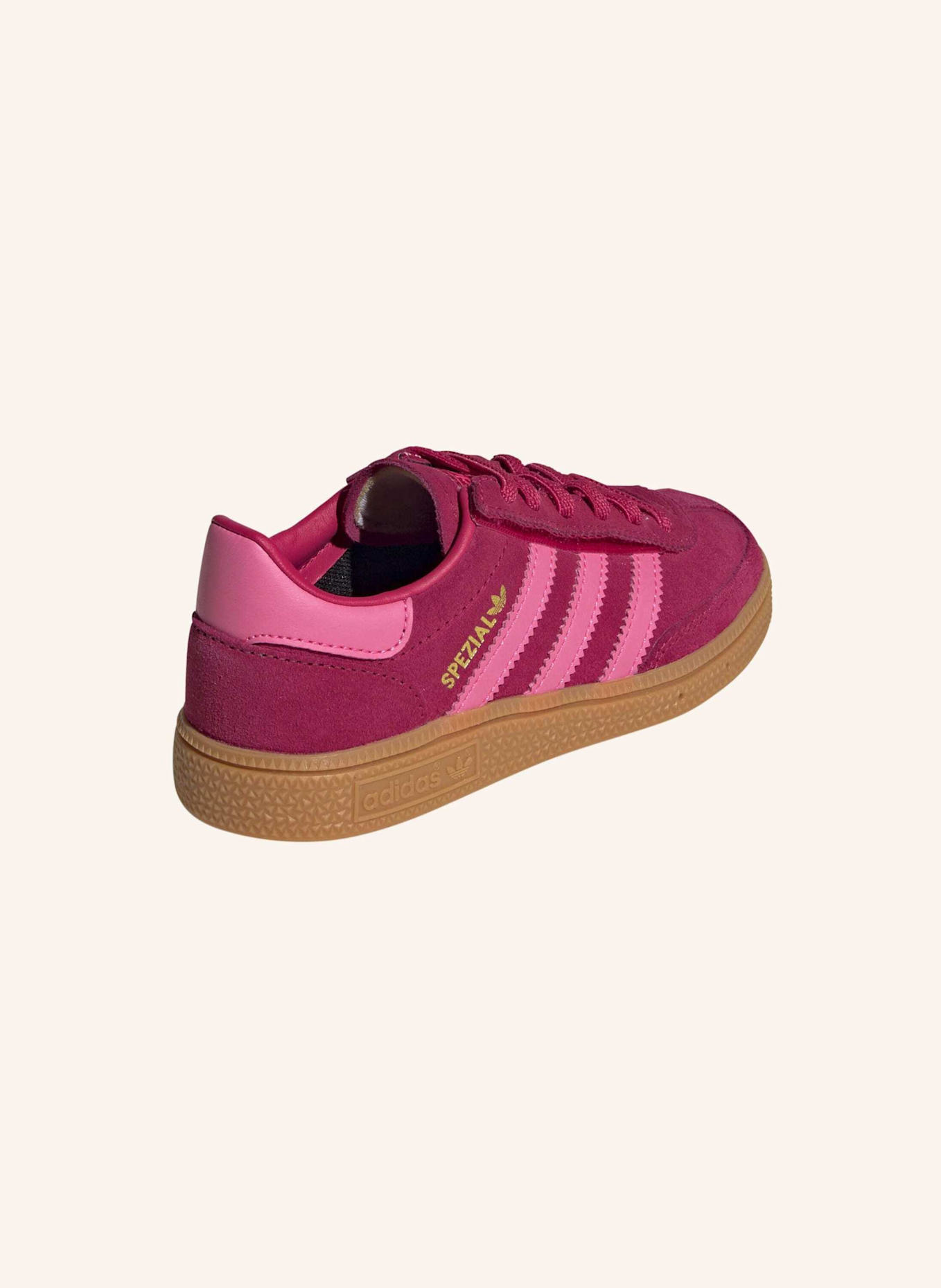 adidas Originals HANDBALL SPEZIAL COMFORT CLOSURE ELASTIC LACE KIDS SCHUH: BEIGE