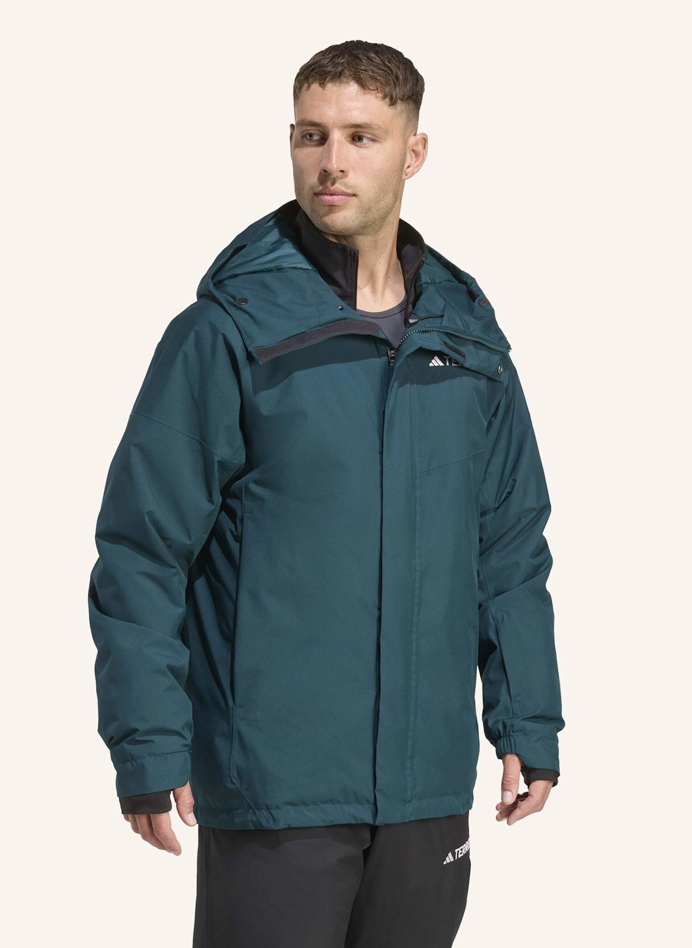 adidas TERREX TERREX MULTI 2L RAIN.RDY ISOLATIONSJACKE: GRÜN