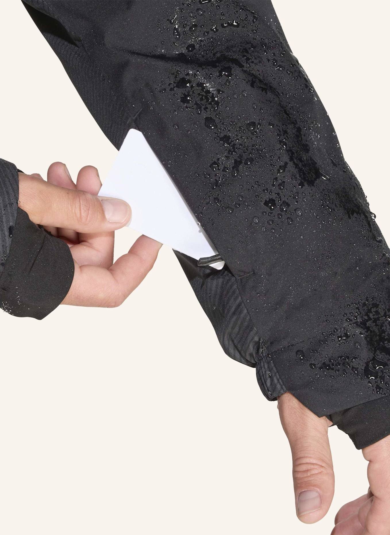 adidas TERREX TERREX MULTI 2L RAIN.RDY ISOLATIONSJACKE: SCHWARZ/ GRAU