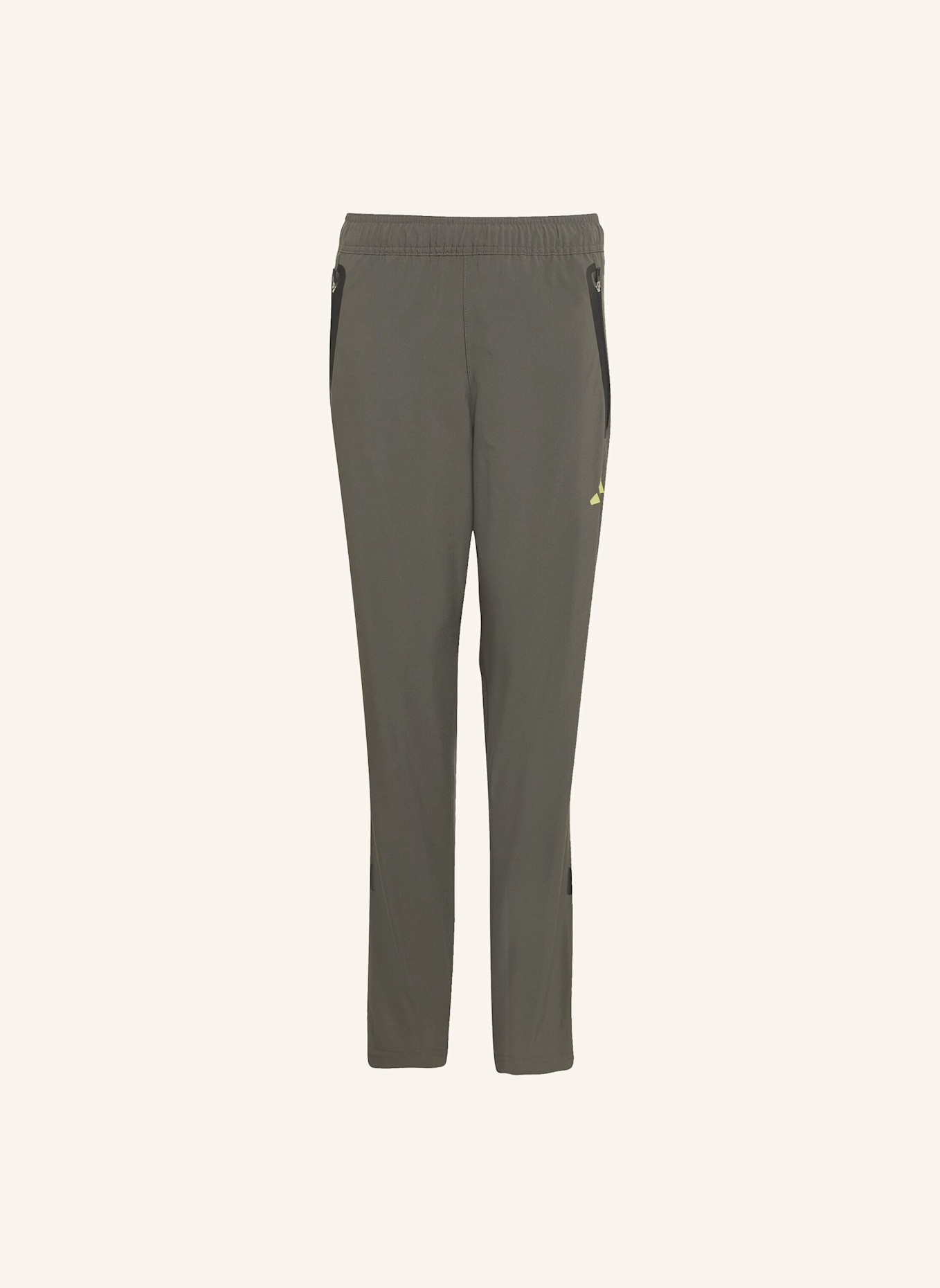 adidas REAL MADRID TIRO 25 COMPETITION VIS TECH TRAVEL HOSE FÜR KINDER UND TEENS: GRAU/ GELB