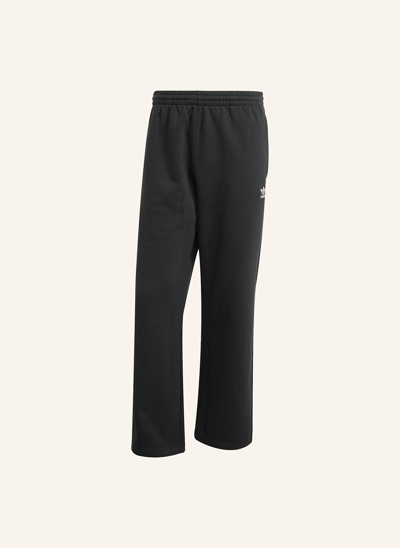 adidas Originals TREFOIL ESSENTIALS OPEN HEM HOSE: SCHWARZ
