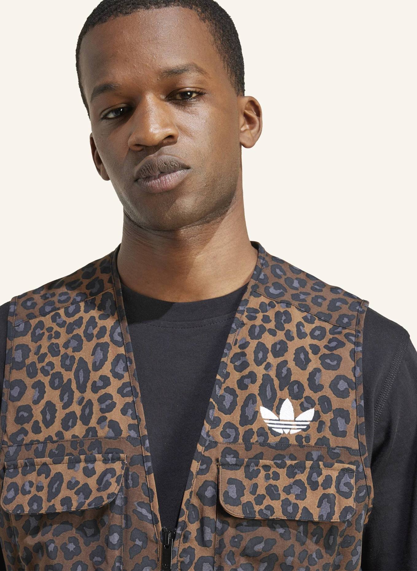 adidas Originals LEO REGULAR WESTE: BRAUN