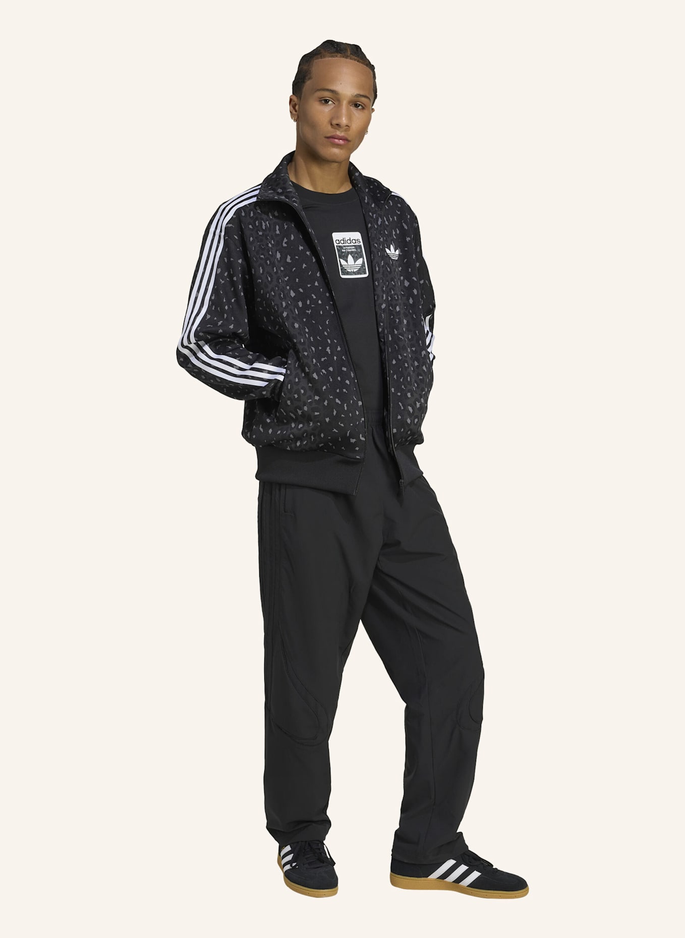 adidas Originals FIREBIRD LOOSE LEO ORIGINALS JACKE: SCHWARZ
