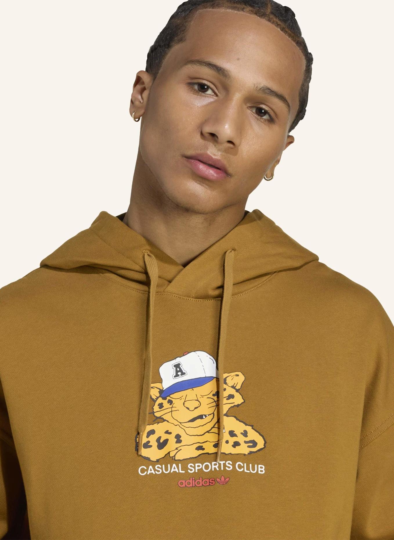 adidas Originals WABASH LOOSE KAPUZENJACKE: BRAUN