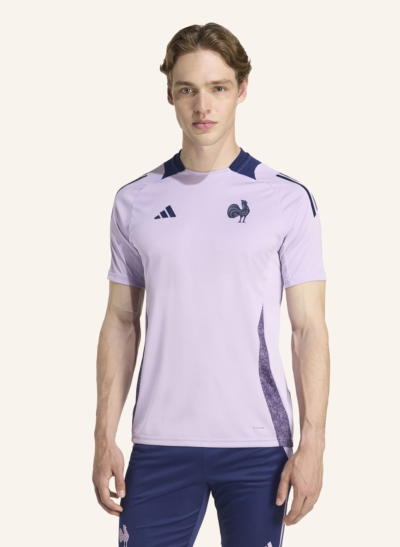 adidas FRANKREICH PERFORMANCE T-SHIRT: HELLLILA