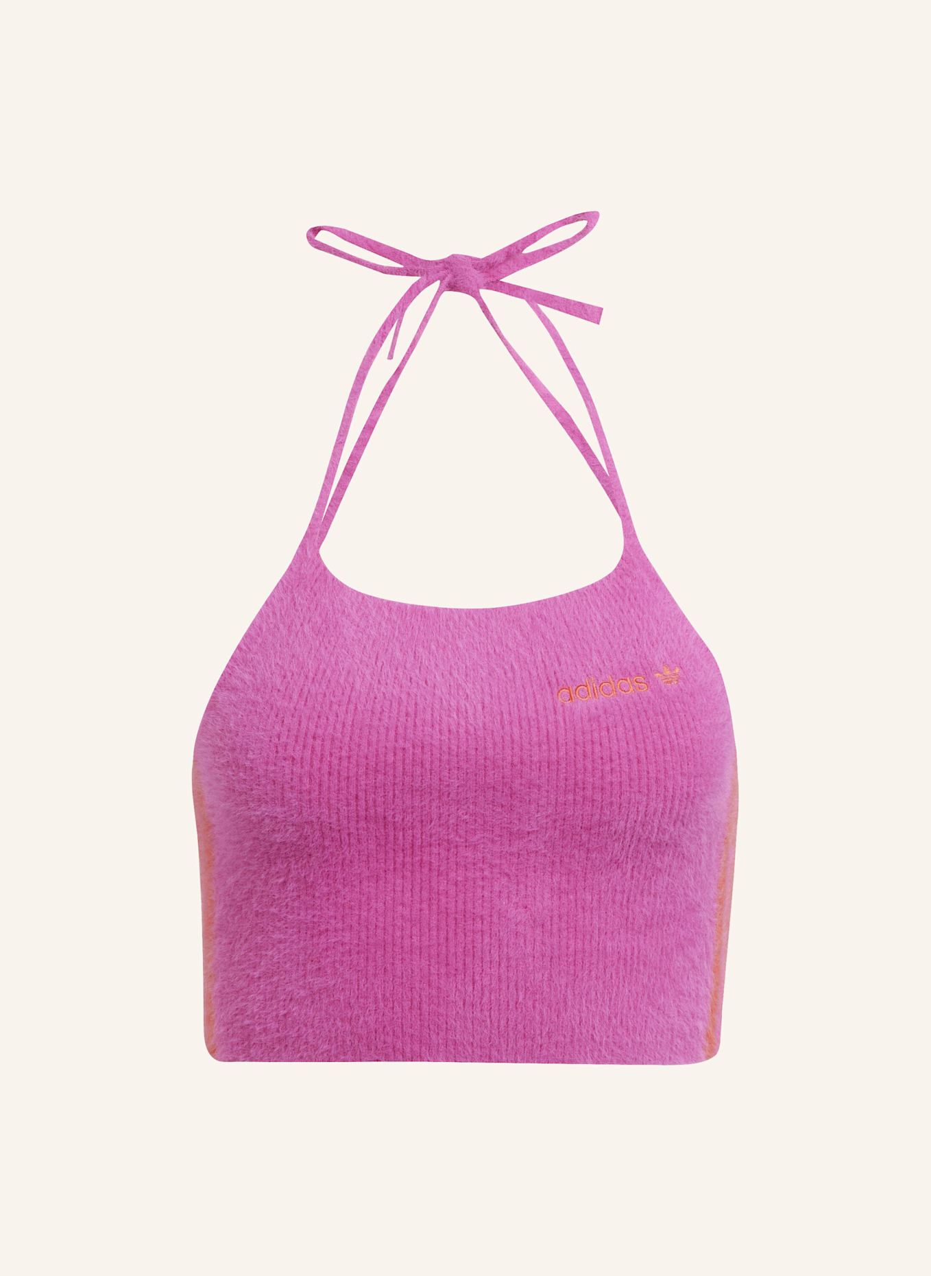 adidas Originals FLUFFY KNITTED NECKHOLDER-TOP: ROSA