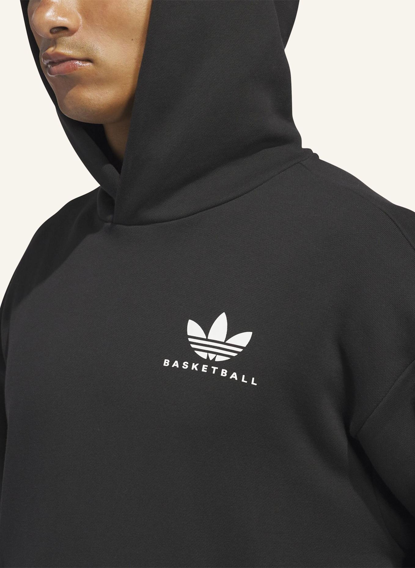 adidas Originals ADI SPORT DESIGN ATHLETE GFX HOODIE: SCHWARZ