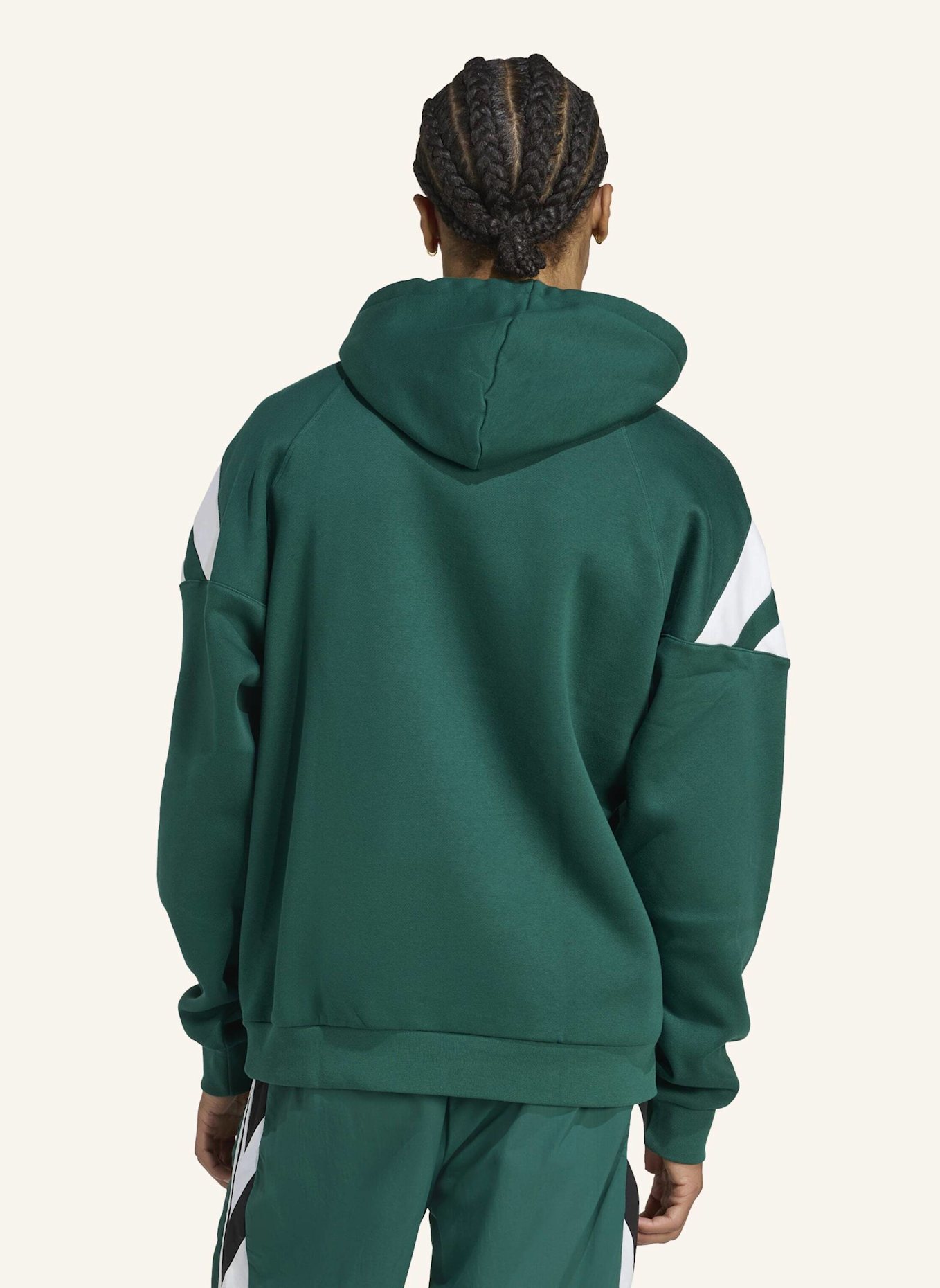 adidas Originals ARCHIVE CUT LINE HOODIE: GRÜN
