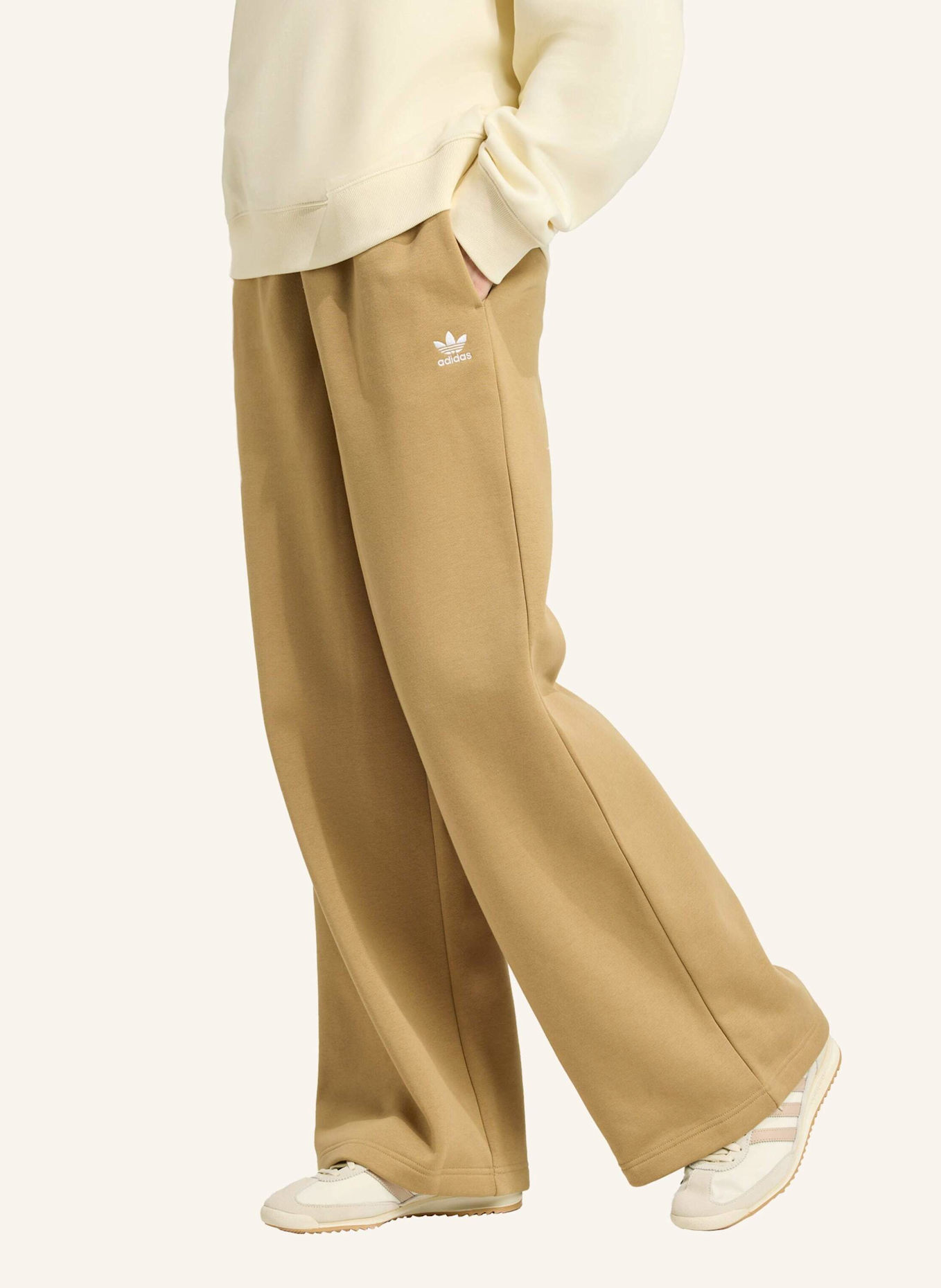adidas Originals ESSENTIALS HOSE, WEITES BEIN: BEIGE