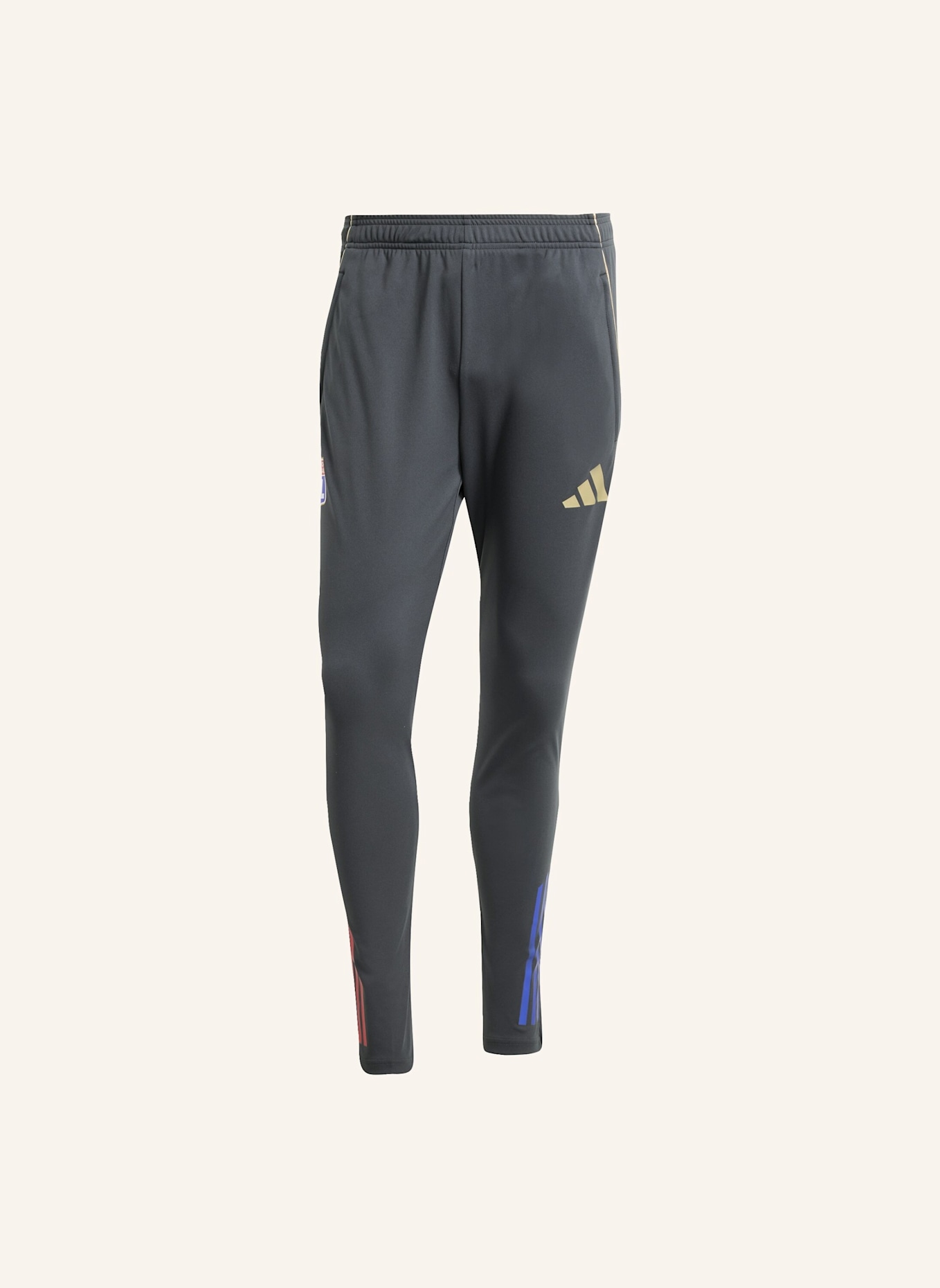 adidas OLYMPIQUE LYON TIRO 25 COMPETITION TRAININGSHOSE: GRAU/ BEIGE