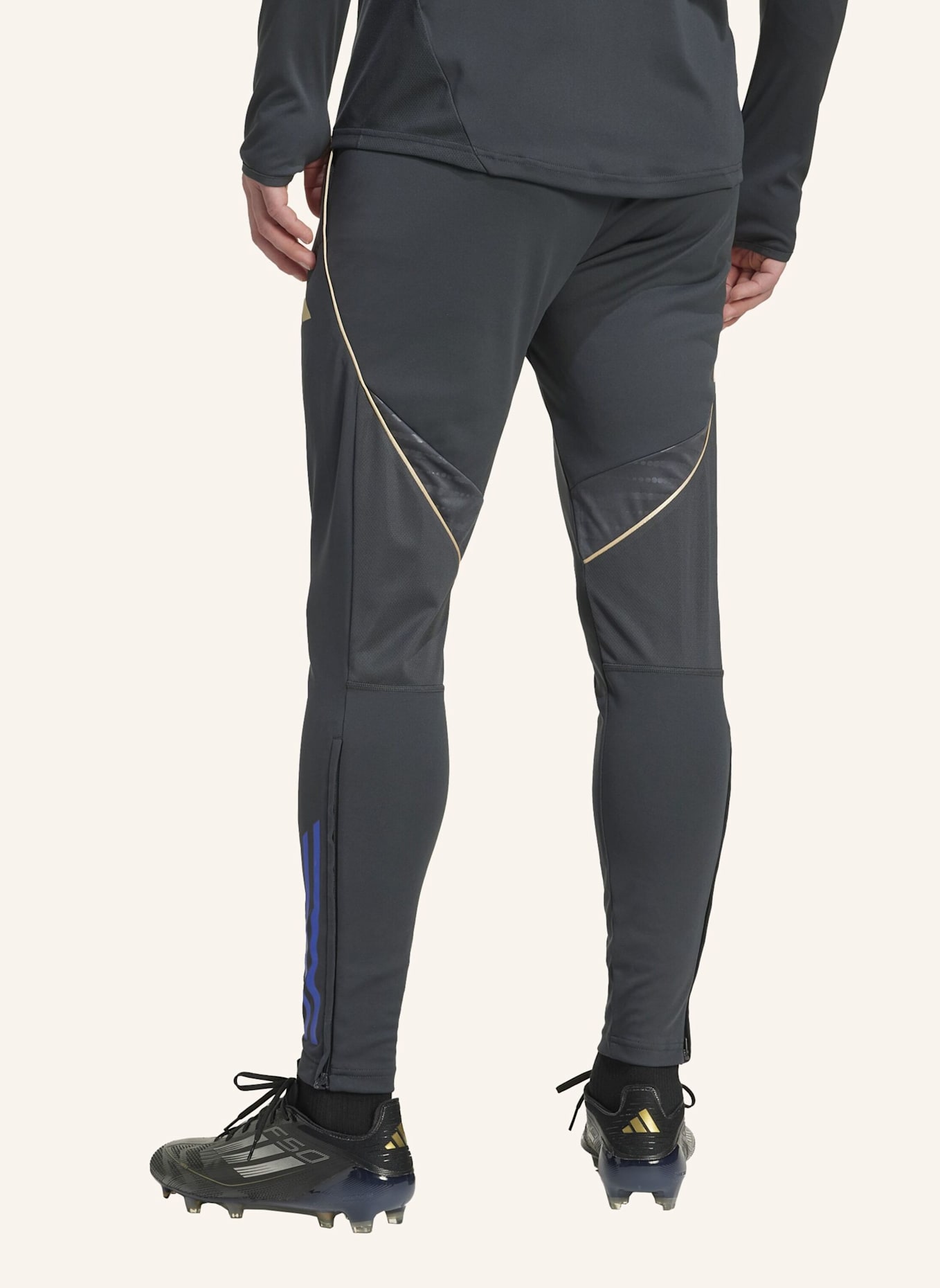 adidas OLYMPIQUE LYON TIRO 25 COMPETITION TRAININGSHOSE: GRAU/ BEIGE