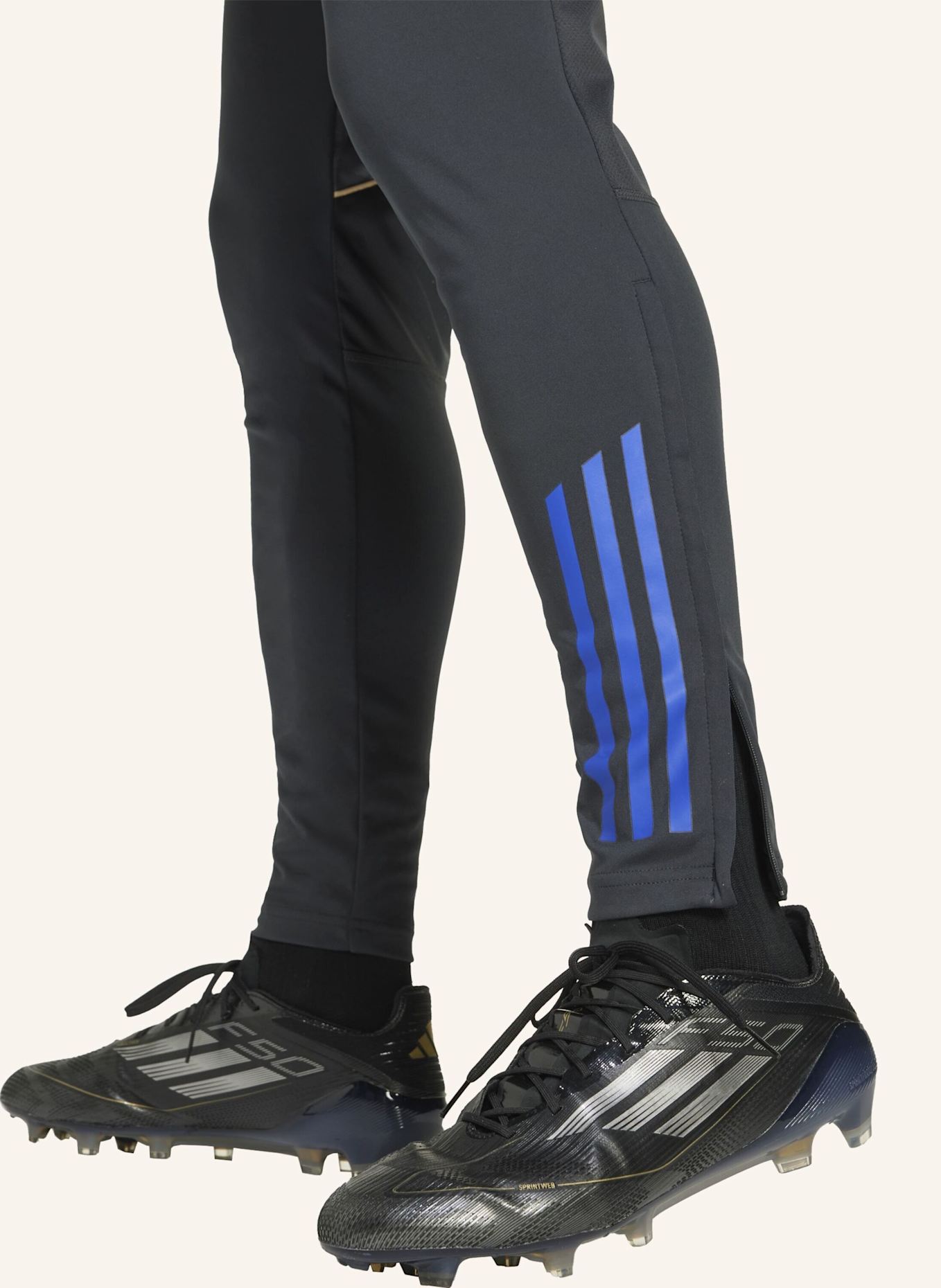 adidas OLYMPIQUE LYON TIRO 25 COMPETITION TRAININGSHOSE: GRAU/ BEIGE