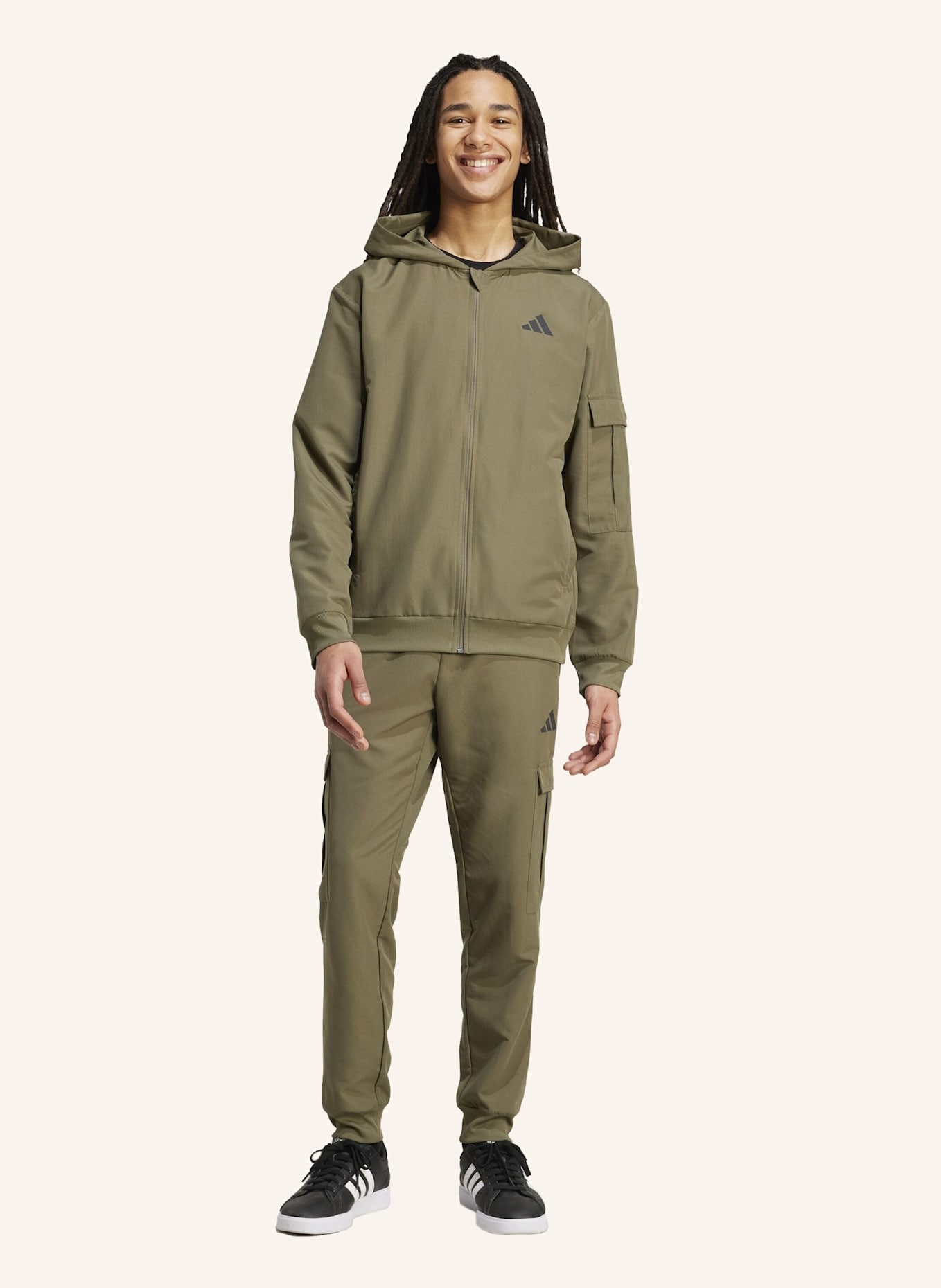 adidas CARGO-TRAININGSANZUG: GRÜN