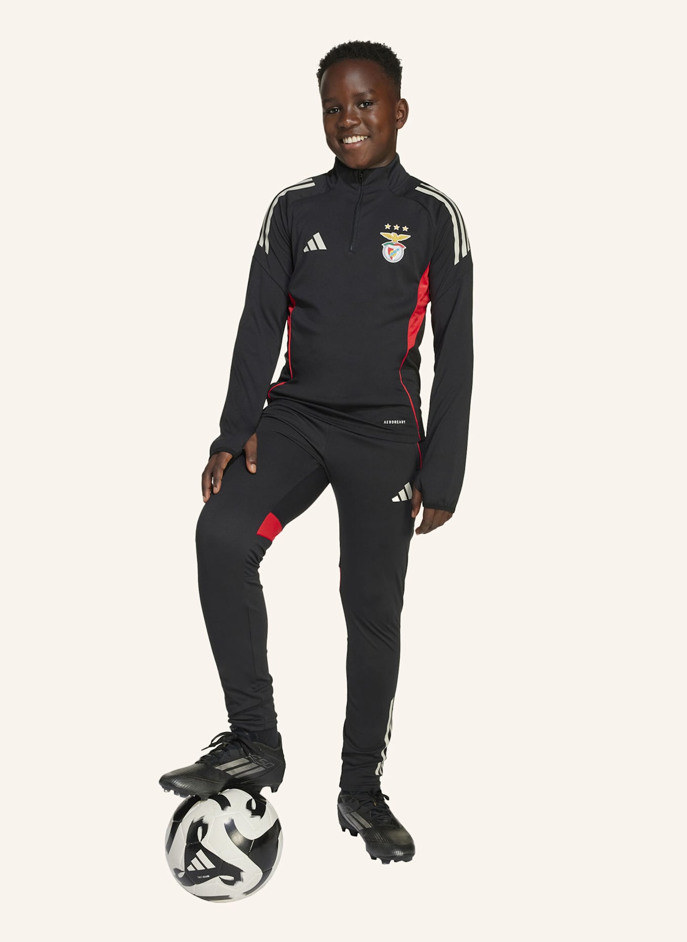 adidas BENFICA LISSABON TIRO 25 COMPETITION KIDS TRAININGSHOSE: SCHWARZ