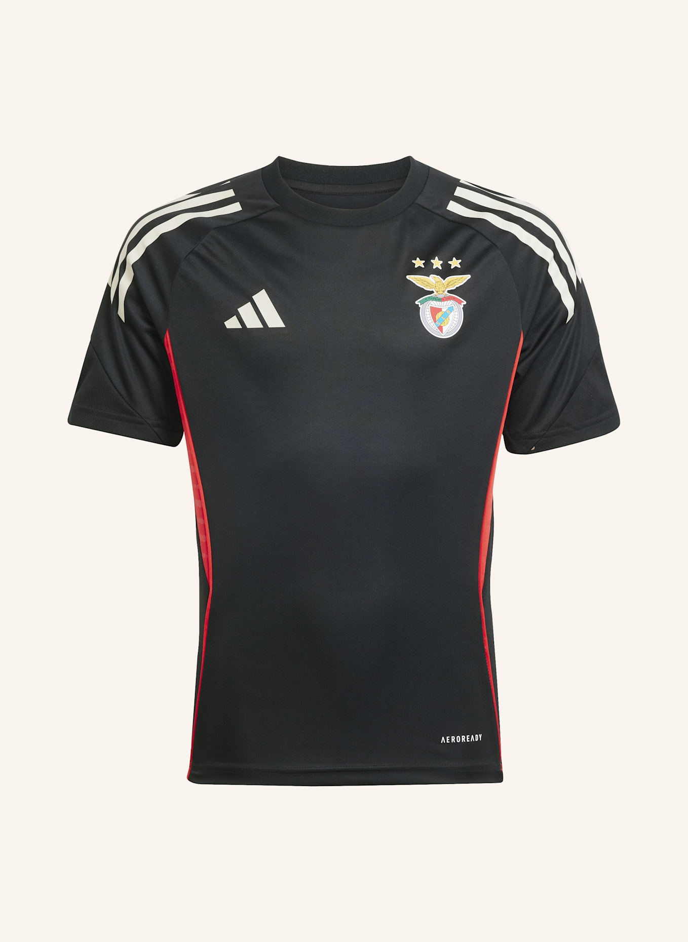 adidas BENFICA LISSABON TIRO 25 COMPETITION KIDS TRAININGSTRIKOT: SCHWARZ