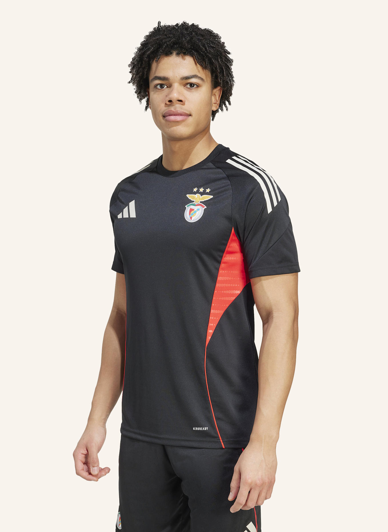 adidas BENFICA LISSABON TIRO 25 COMPETITION TRAININGSTRIKOT: SCHWARZ