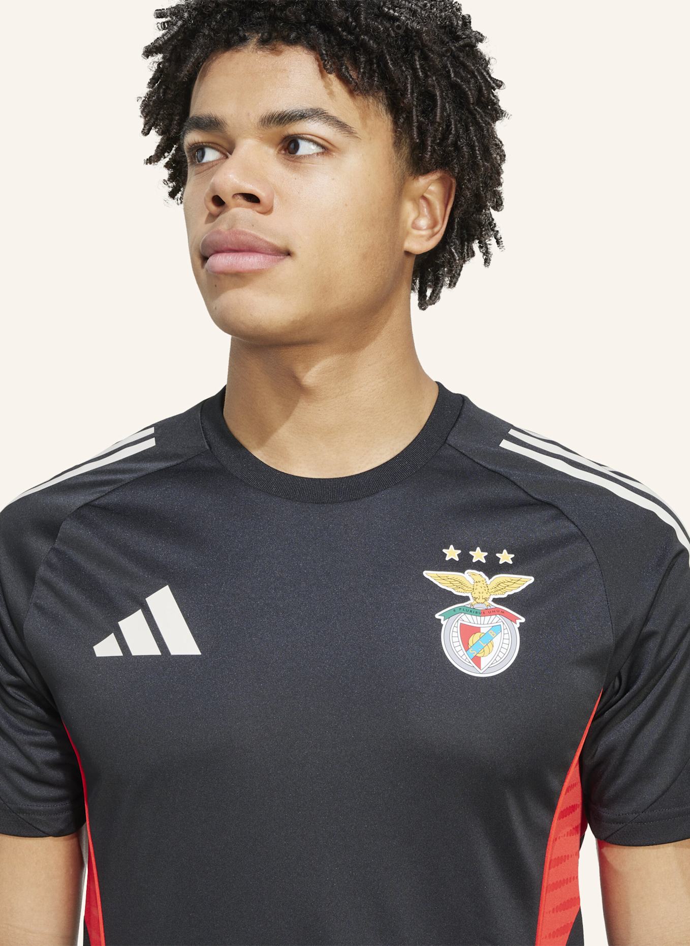 adidas BENFICA LISSABON TIRO 25 COMPETITION TRAININGSTRIKOT: SCHWARZ
