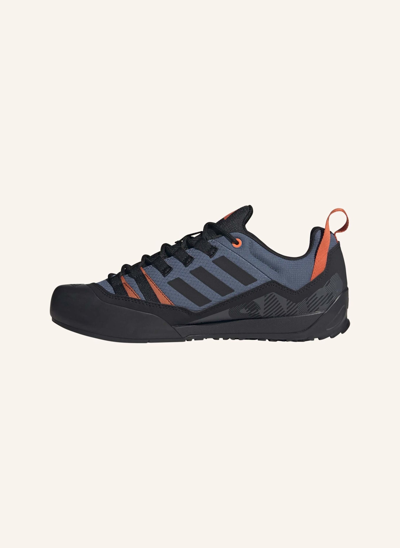 adidas TERREX TERREX SWIFT SOLO 2.0 WANDERSCHUH: GRAU/ SCHWARZ/ ORANGE