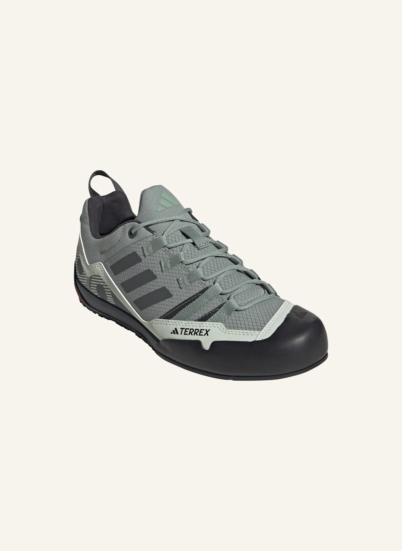 adidas TERREX TERREX SWIFT SOLO 2.0 WANDERSCHUH: GRÜN/ SCHWARZ
