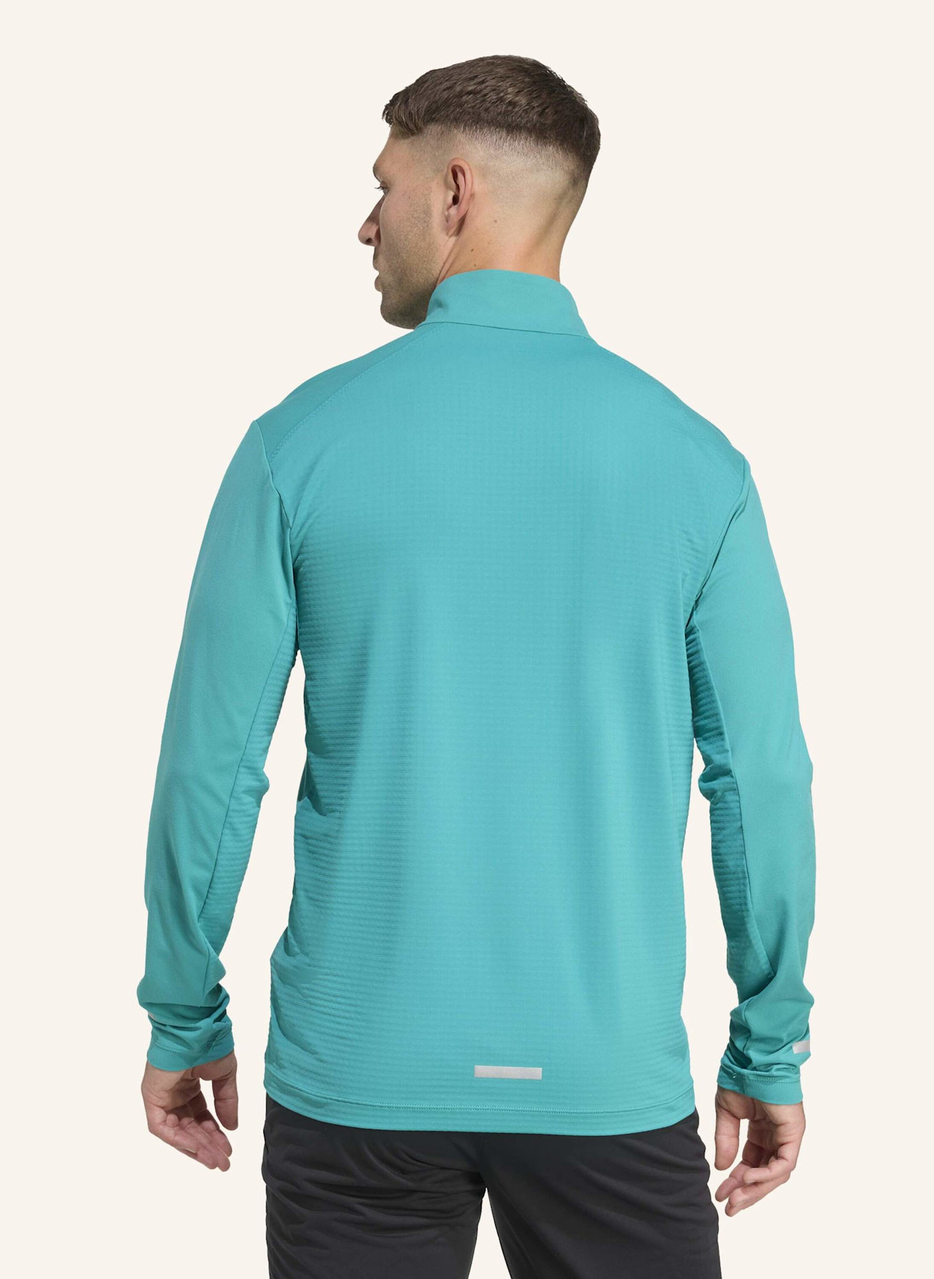 adidas TERREX TERREX XPERIOR LANGARMSHIRT MIT REISSVERSCHLUSS BIS ZUR BRUST: TÜRKIS