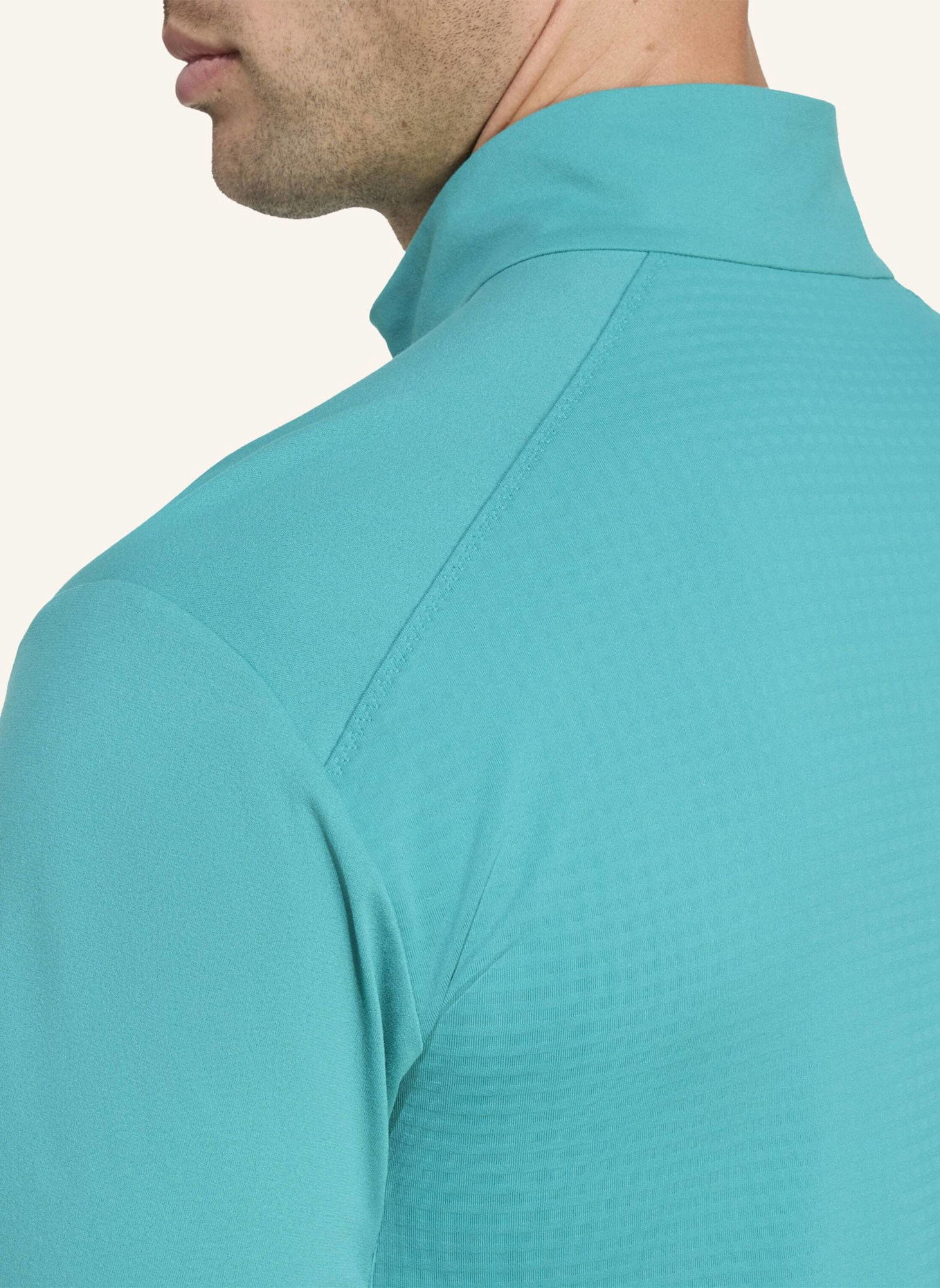 adidas TERREX TERREX XPERIOR LANGARMSHIRT MIT REISSVERSCHLUSS BIS ZUR BRUST: TÜRKIS