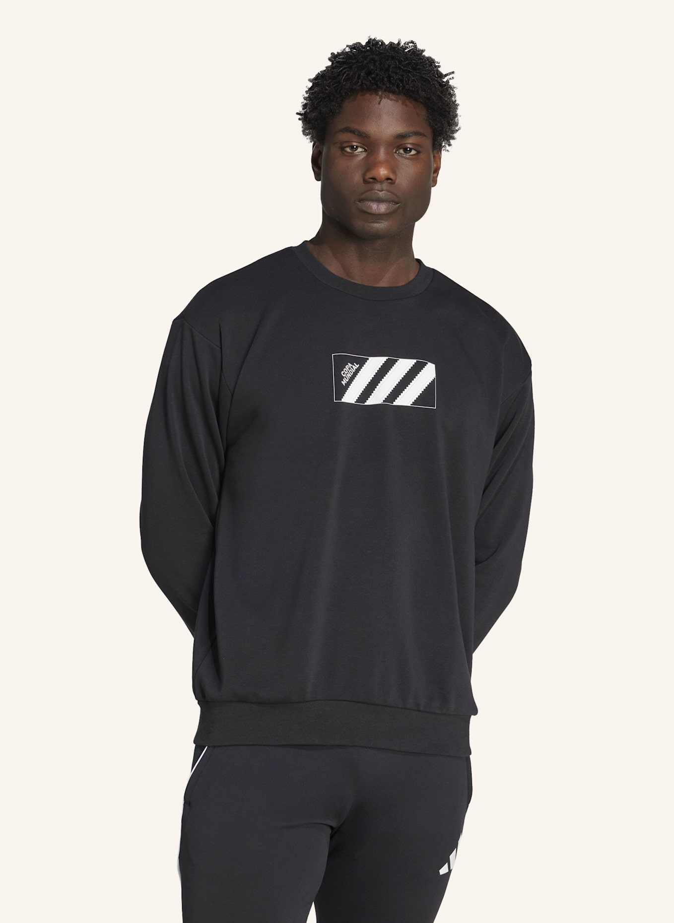 adidas COPA GRAFIK SWEATSHIRT: SCHWARZ