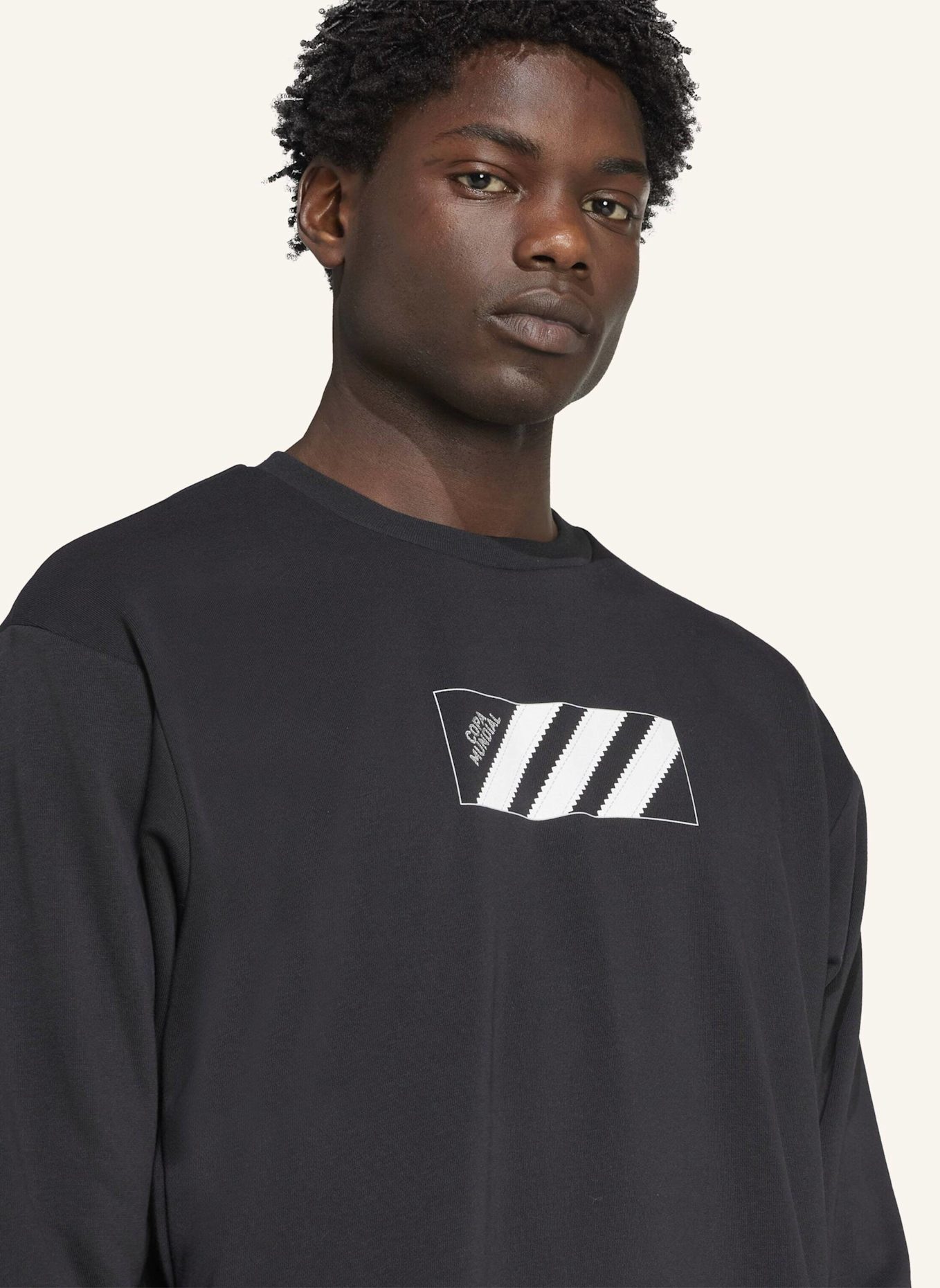 adidas COPA GRAFIK SWEATSHIRT: SCHWARZ