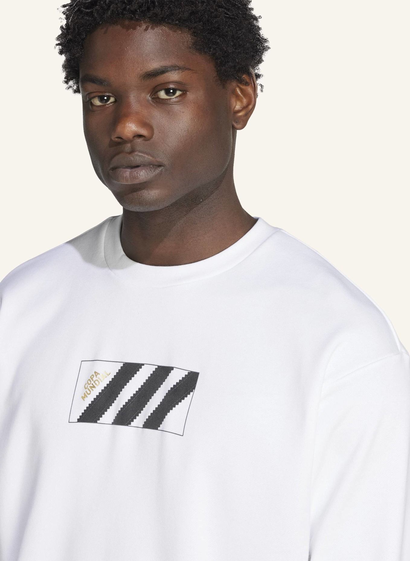adidas COPA GRAFIK SWEATSHIRT: WEISS