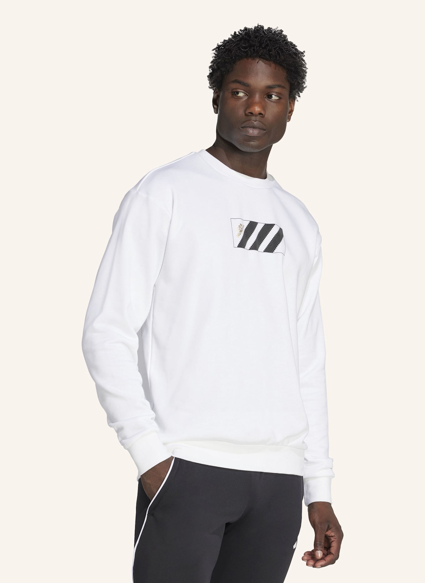 adidas COPA GRAFIK SWEATSHIRT: WEISS