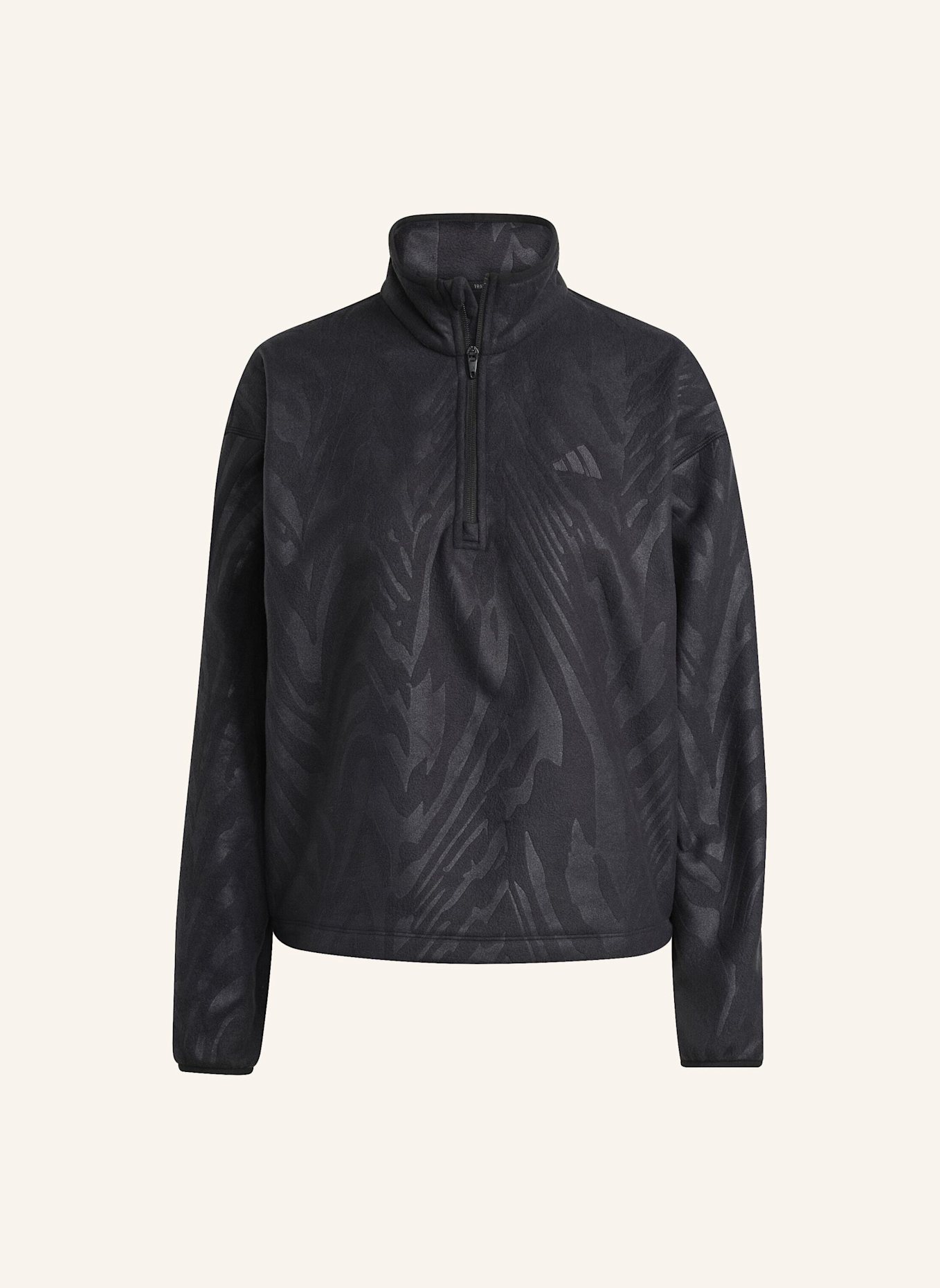 adidas AOP POLARFLEECE PULLOVER: SCHWARZ
