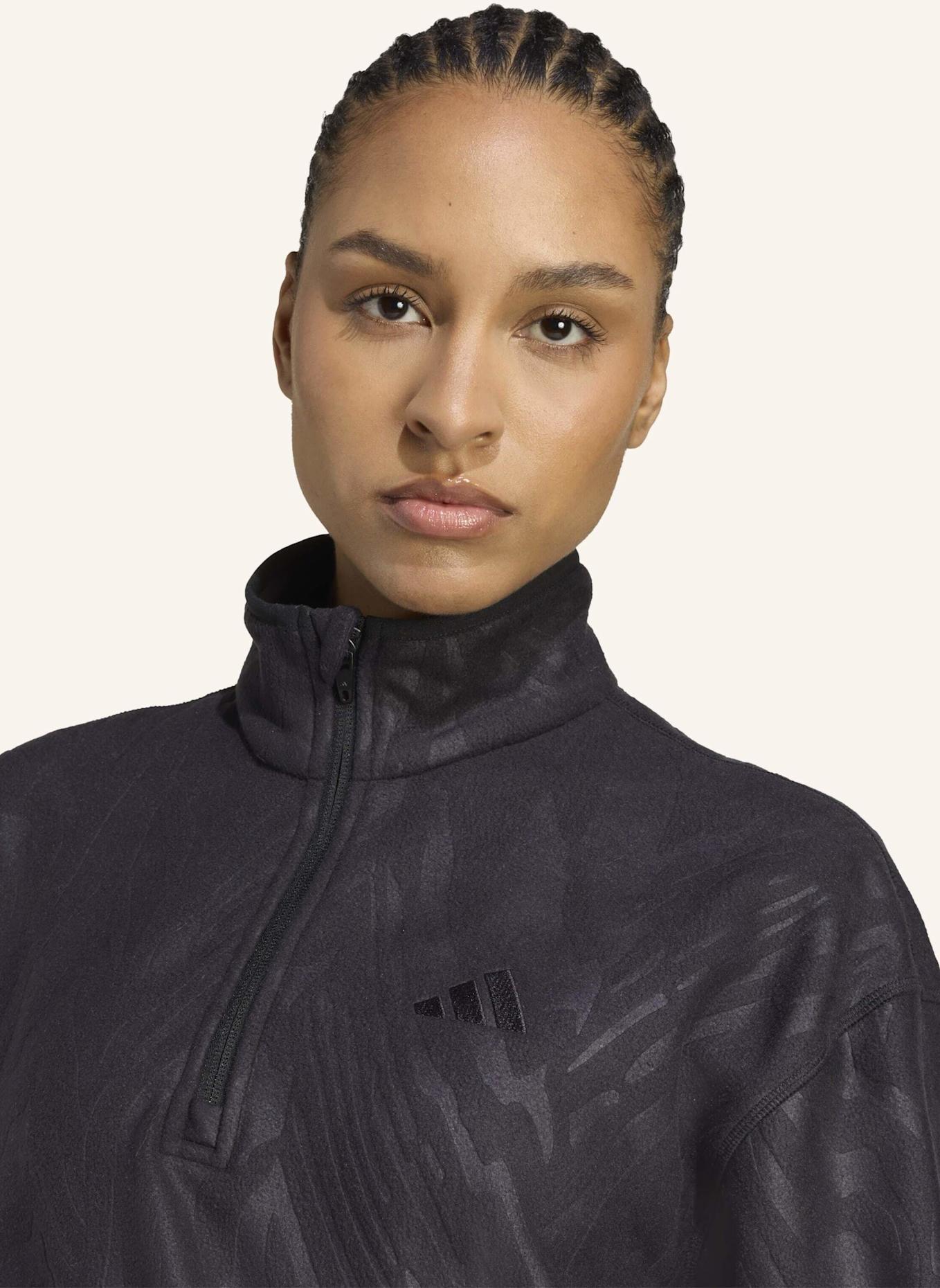 adidas AOP POLARFLEECE PULLOVER: SCHWARZ