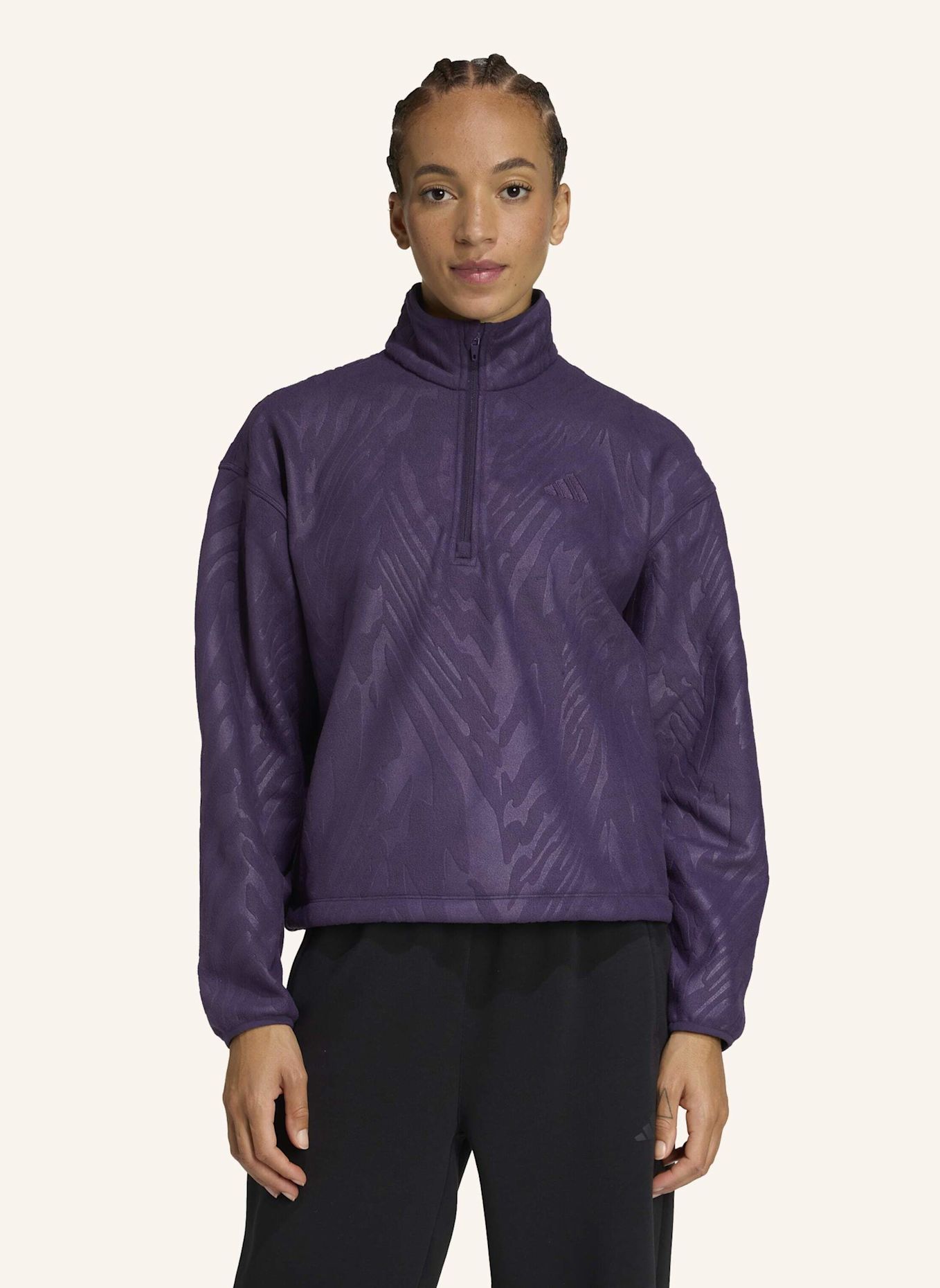 adidas AOP POLARFLEECE PULLOVER: LILA