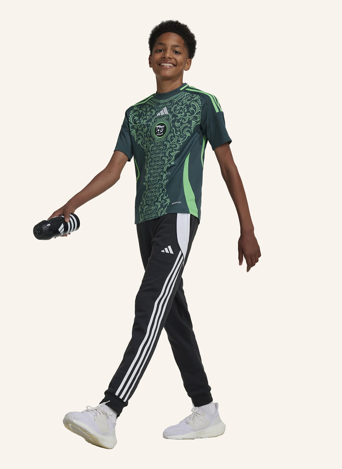 adidas ALGERIEN 24 KIDS AUSWÄRTSTRIKOT: GRÜN
