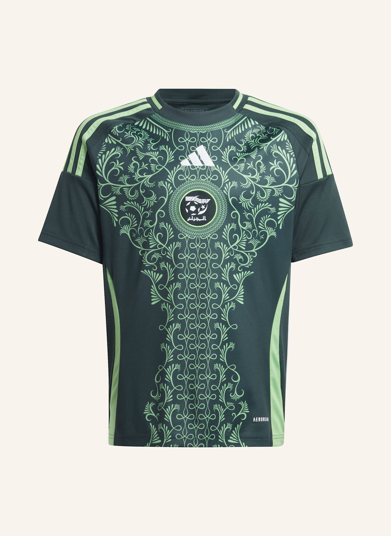 adidas ALGERIEN 24 KIDS AUSWÄRTSTRIKOT: GRÜN