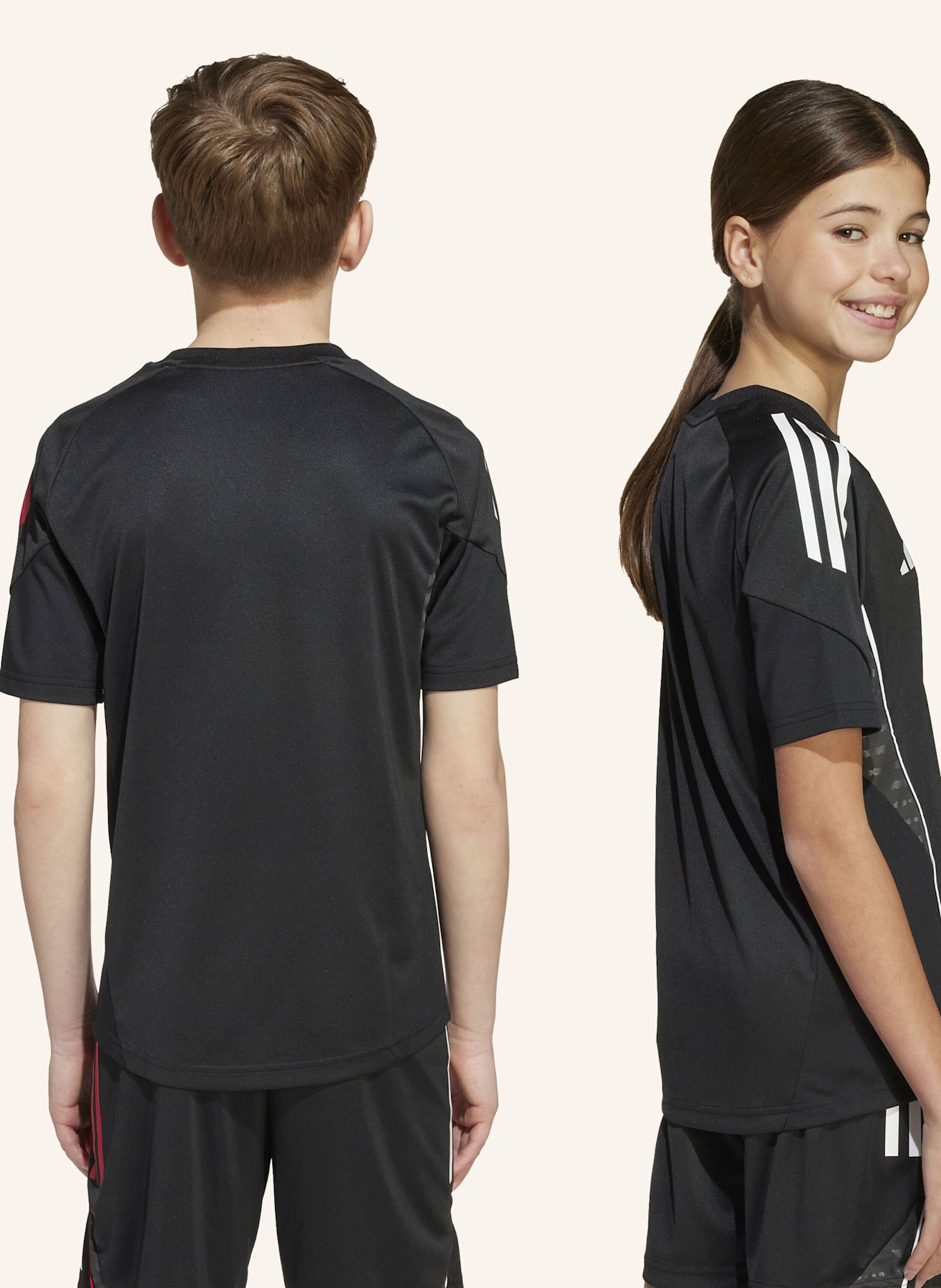 adidas AJAX TIRO 25 COMPETITION KIDS TRAININGSTRIKOT: SCHWARZ/ WEISS/ ROT