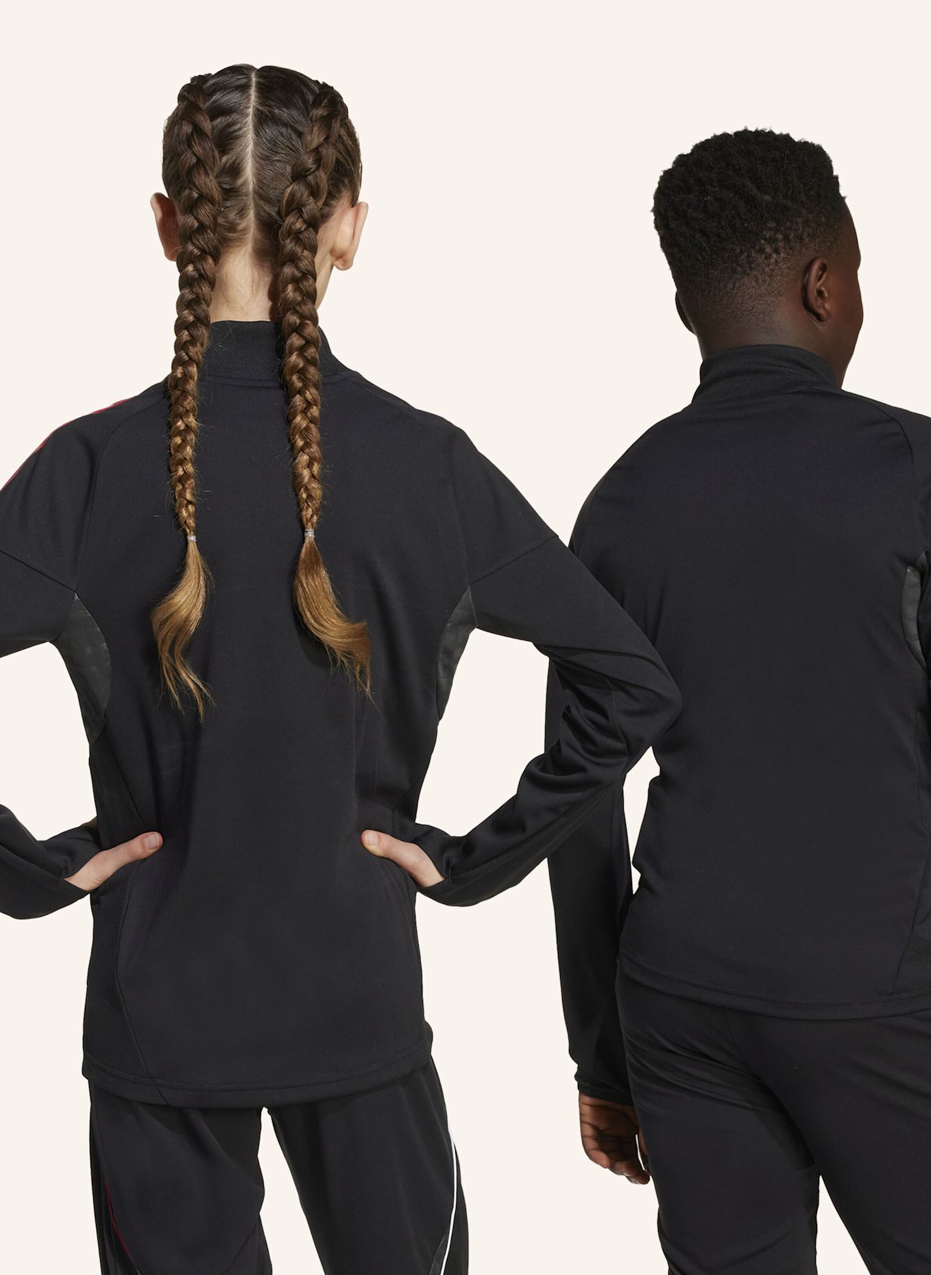 adidas AJAX TIRO 25 COMPETITION KIDS TRAININGSOBERTEIL: SCHWARZ/ WEISS/ ROT