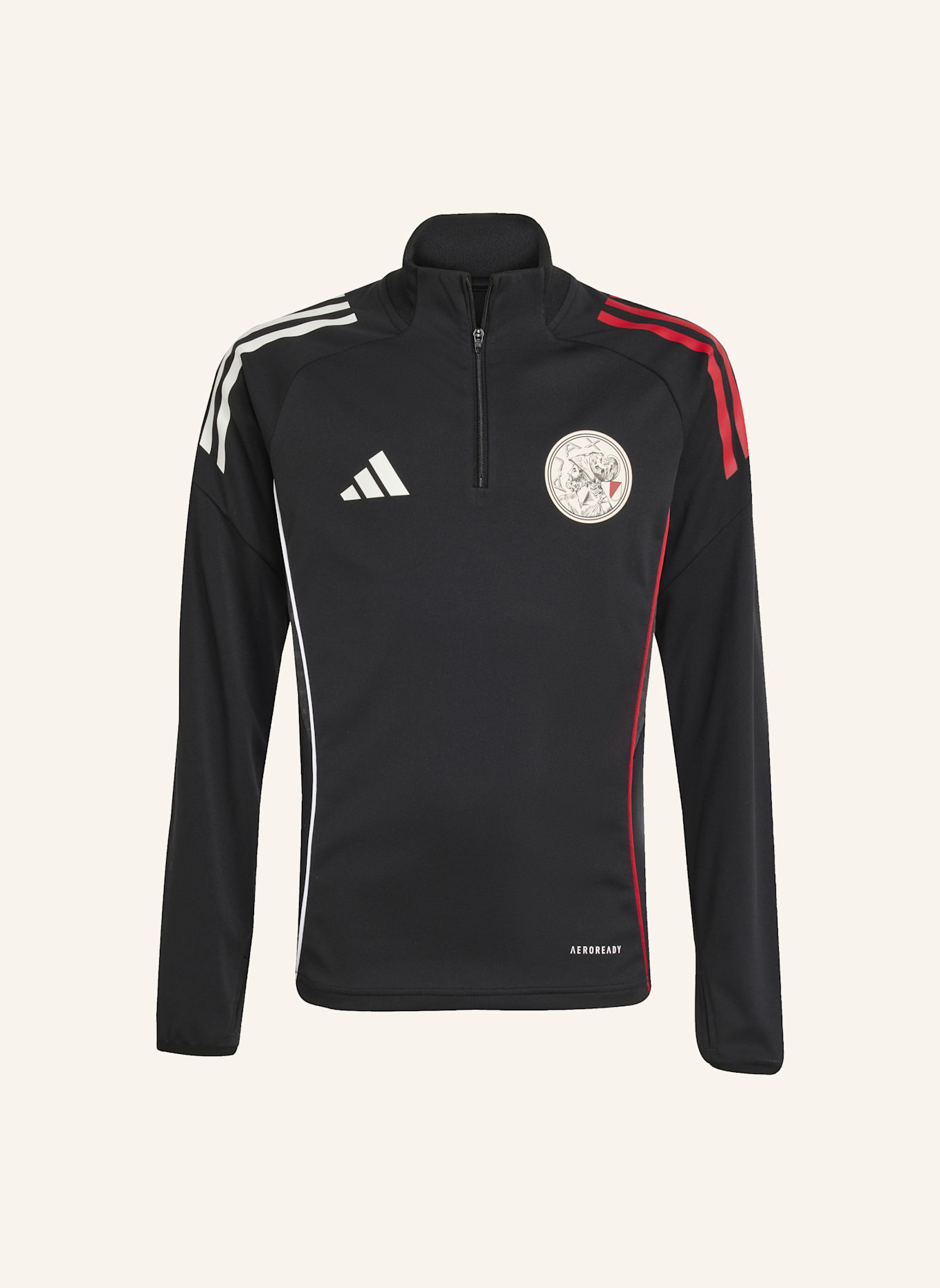 adidas AJAX TIRO 25 COMPETITION KIDS TRAININGSOBERTEIL: SCHWARZ/ WEISS/ ROT