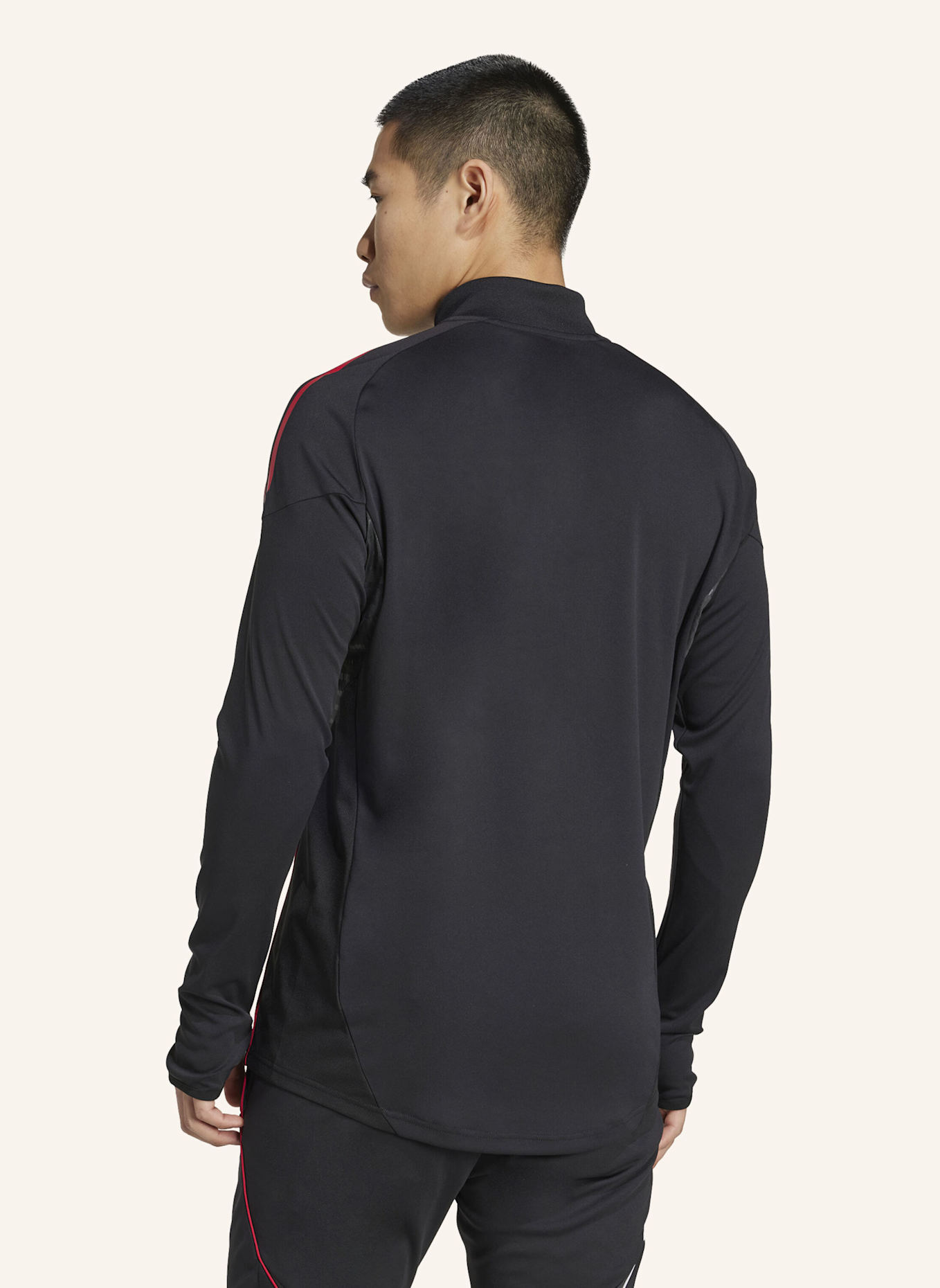 adidas AJAX TIRO 25 COMPETITION TRAININGSOBERTEIL: SCHWARZ/ WEISS/ ROT