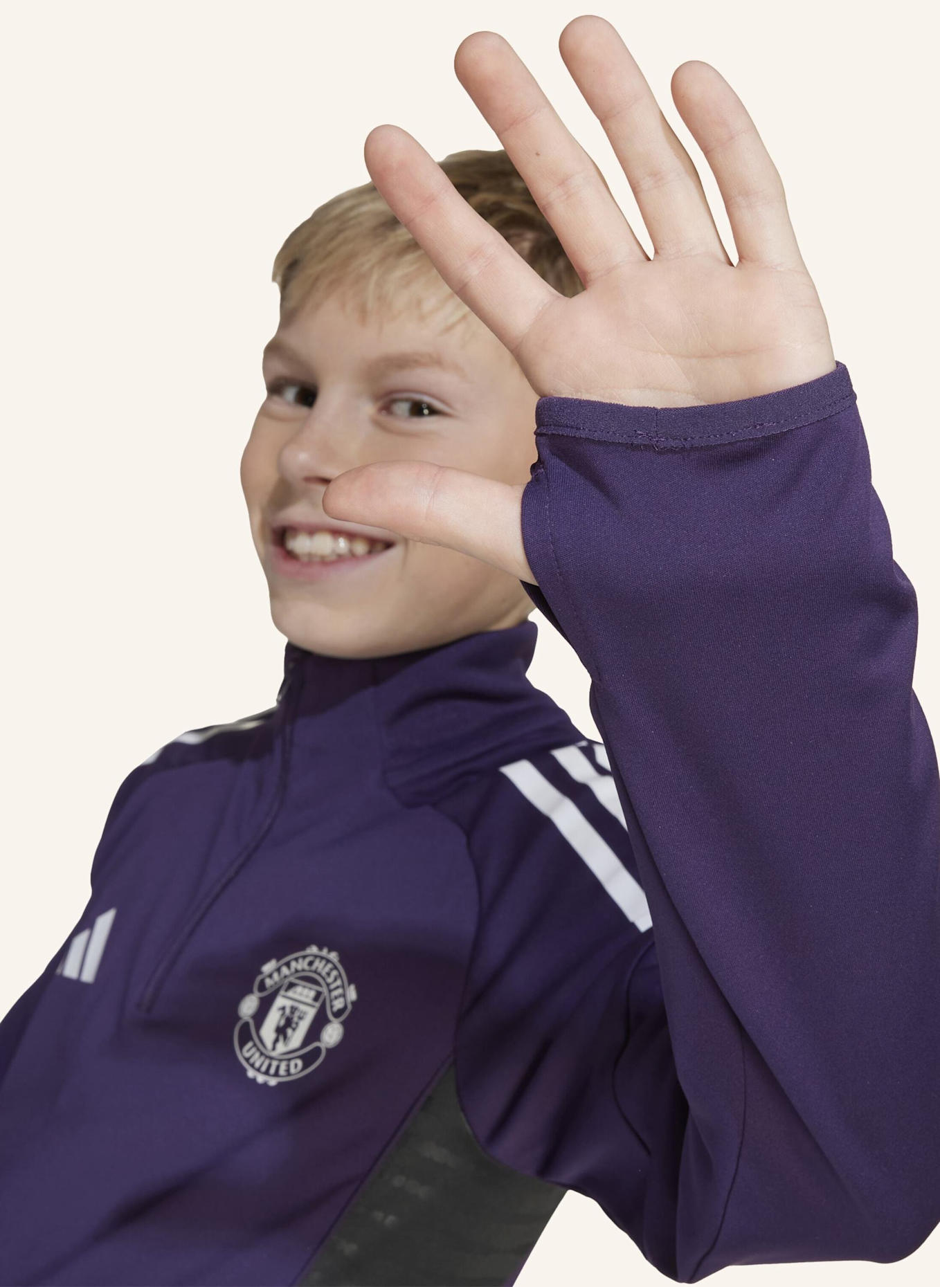 adidas MANCHESTER UNITED TIRO 25 COMPETITION KIDS TRAININGSOBERTEIL: WEISS/ SCHWARZ