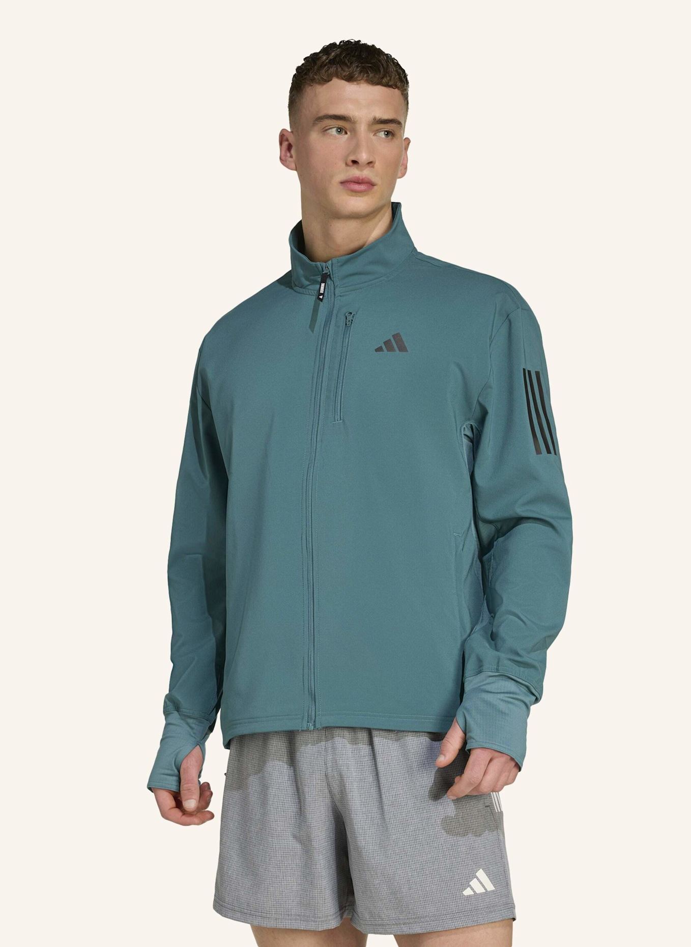 adidas Laufjacke OWN THE RUN: TÜRKIS